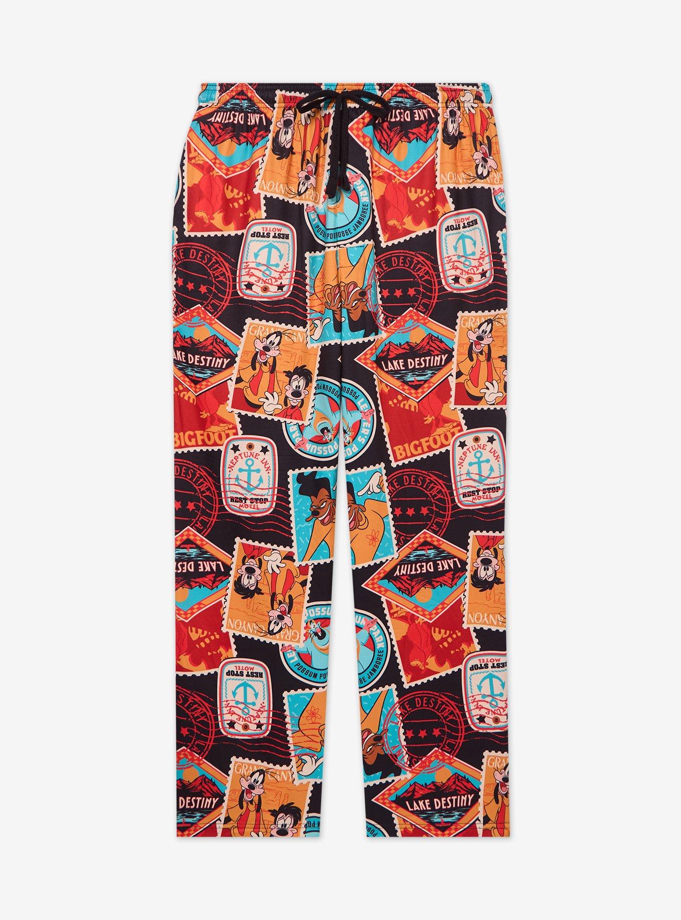 Disney A Goofy Movie Stamps Allover Print Sleep Pants - BoxLunch Exclusive, , hi-res