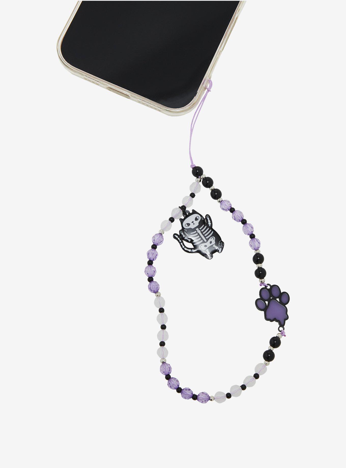 Horror Cats Blind Box Bead Phone Charm Hot Topic Exclusive, , hi-res