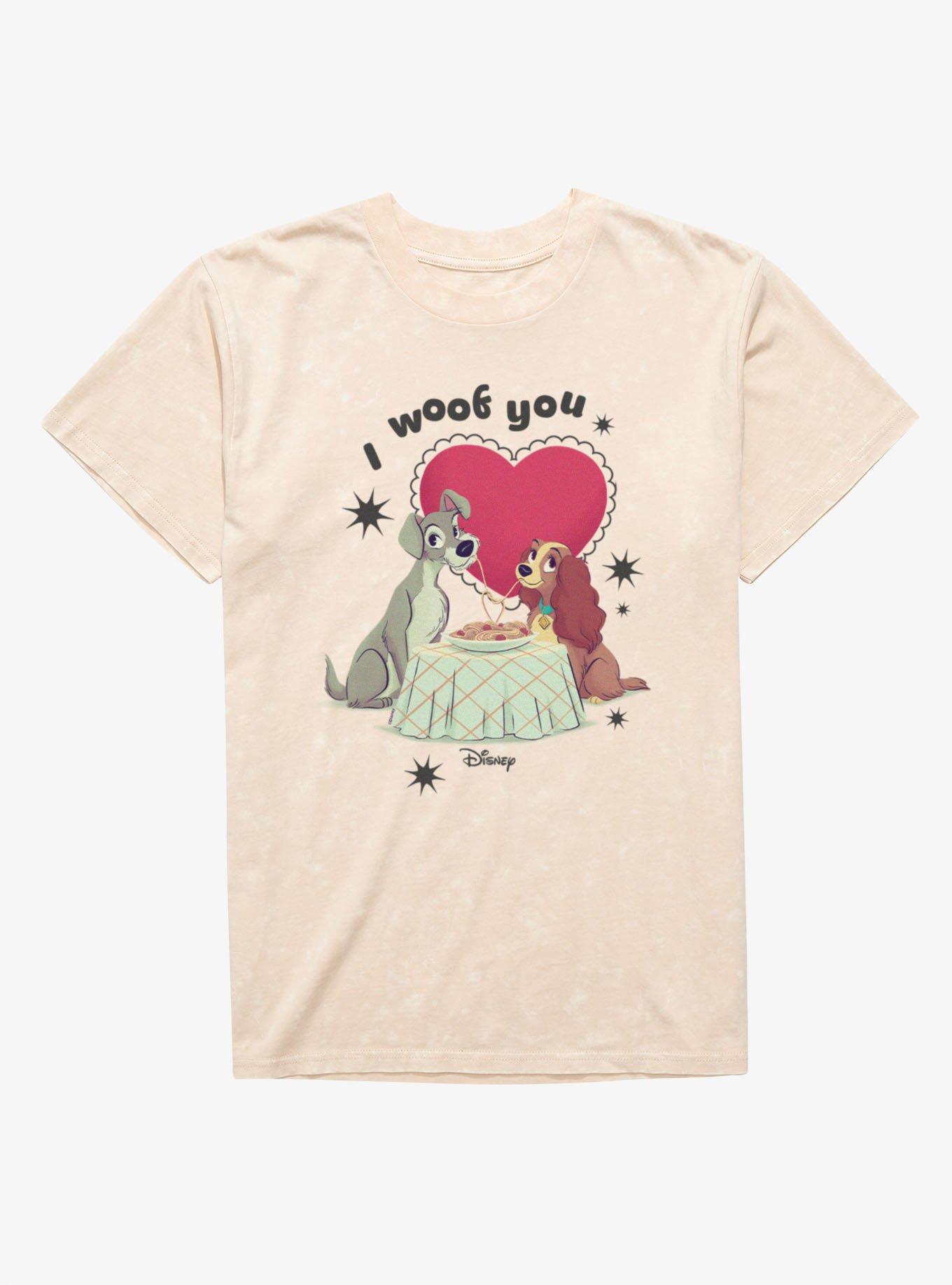 Disney Lady And The Tramp Valentine's I Woof You T-Shirt, , hi-res