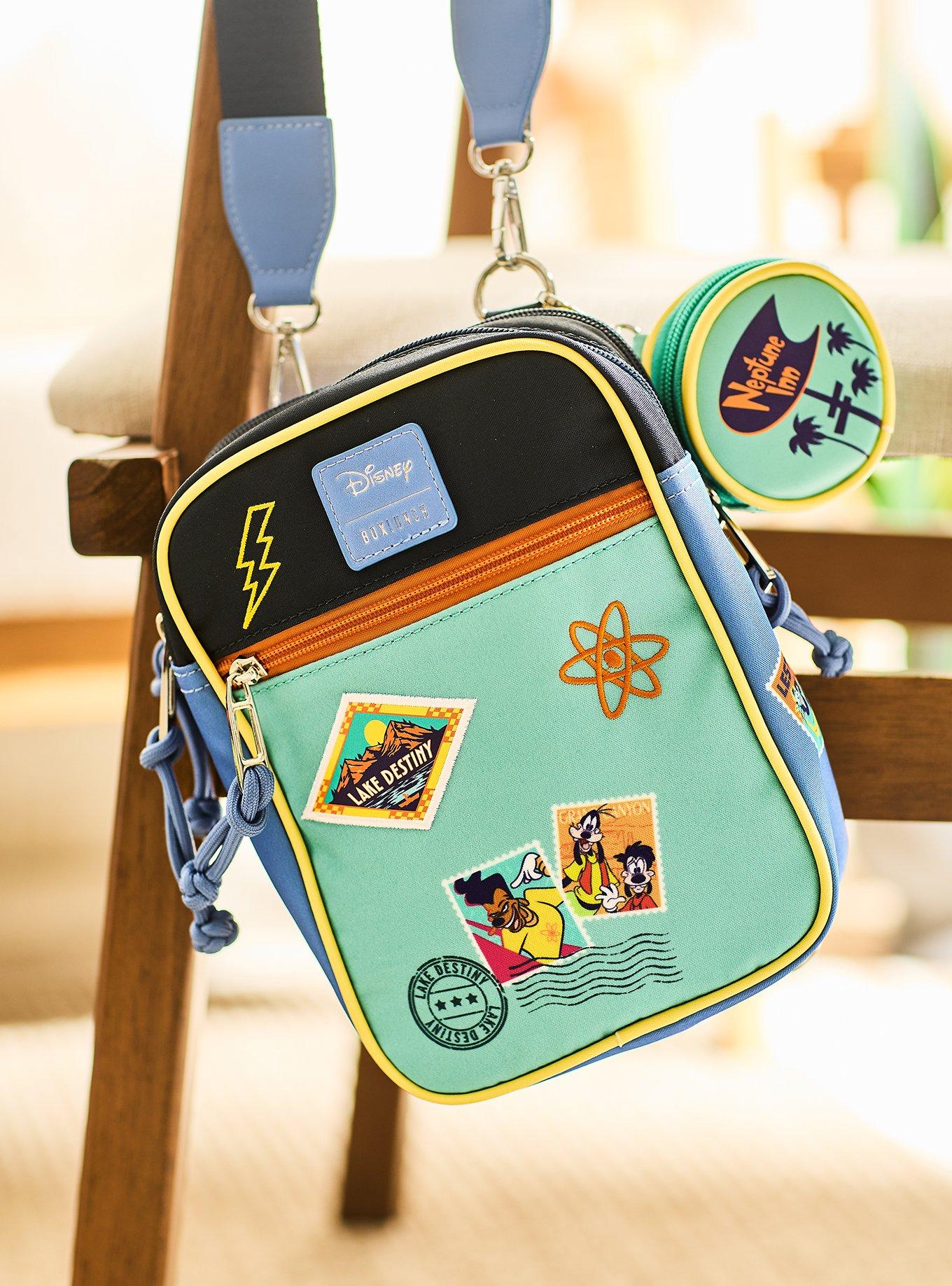 Disney A Goofy Movie Stamps Travel Crossbody Bag, , hi-res