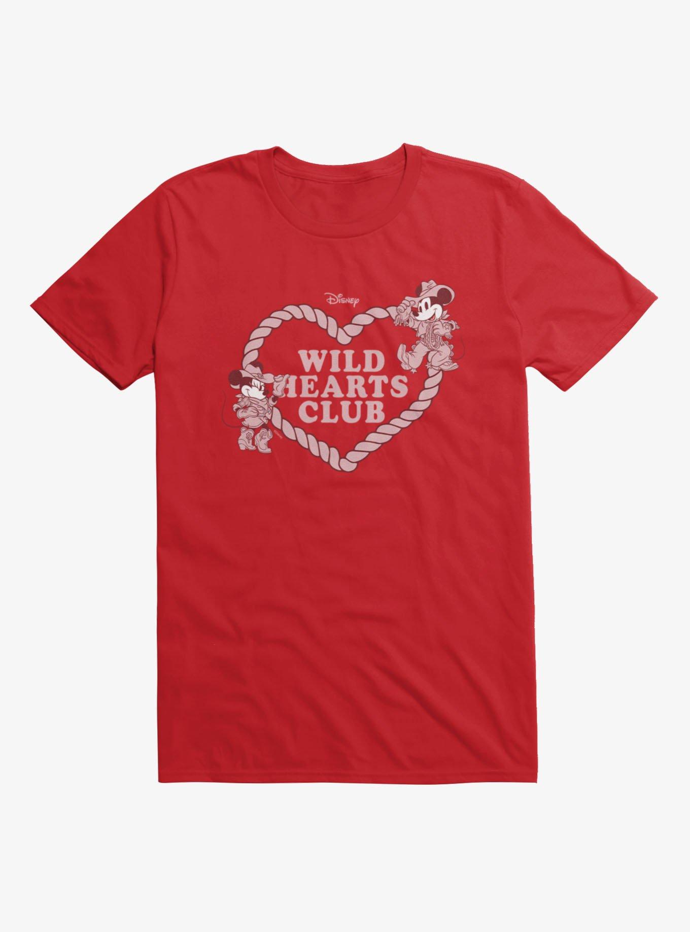 Disney Mickey Mouse And Minnie Wild Hearts T-Shirt, , hi-res