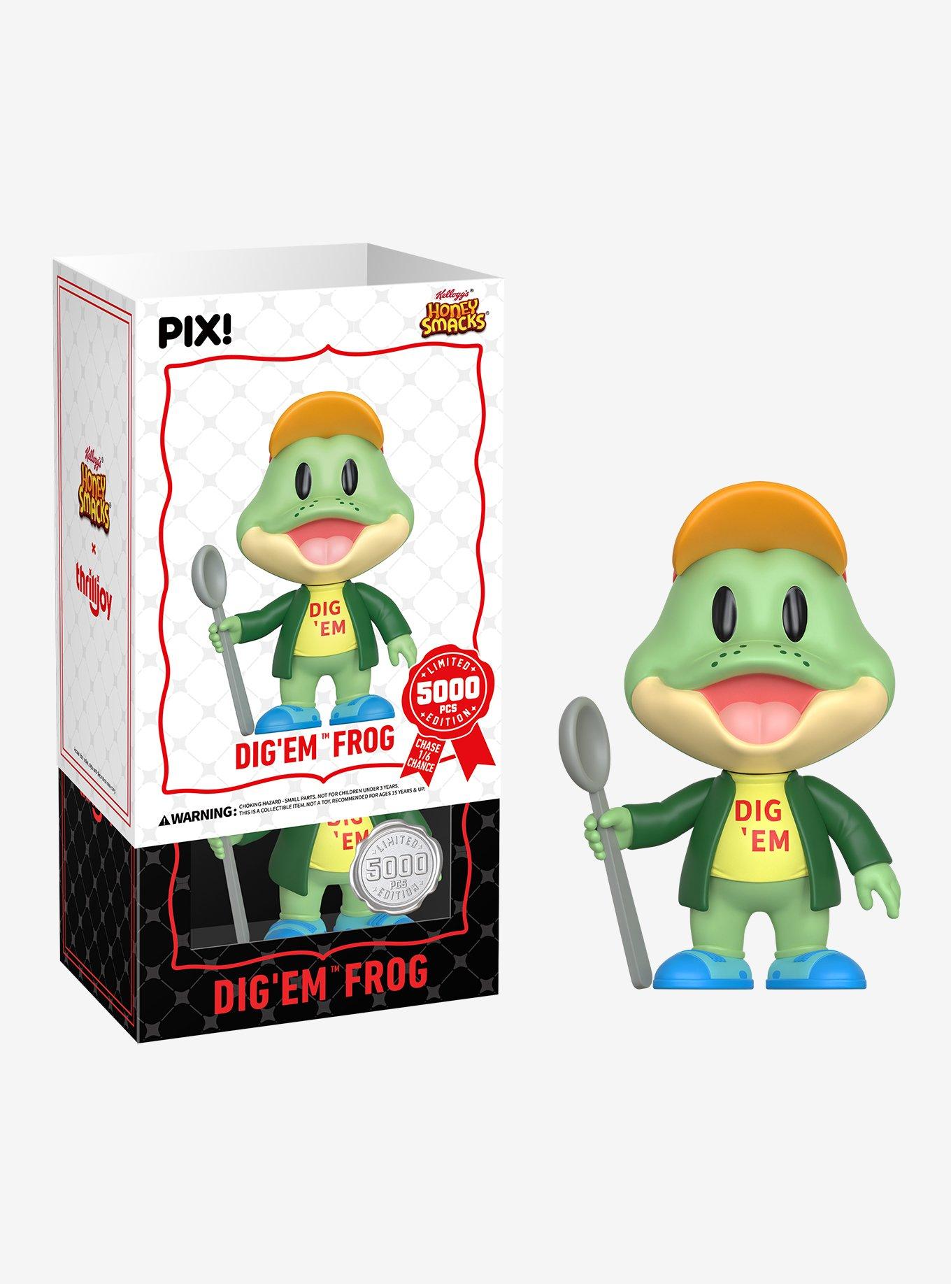 Thrilljoy Pix! Honey Smacks Dig 'Em Frog Limited Edition Vinyl Figure, , hi-res