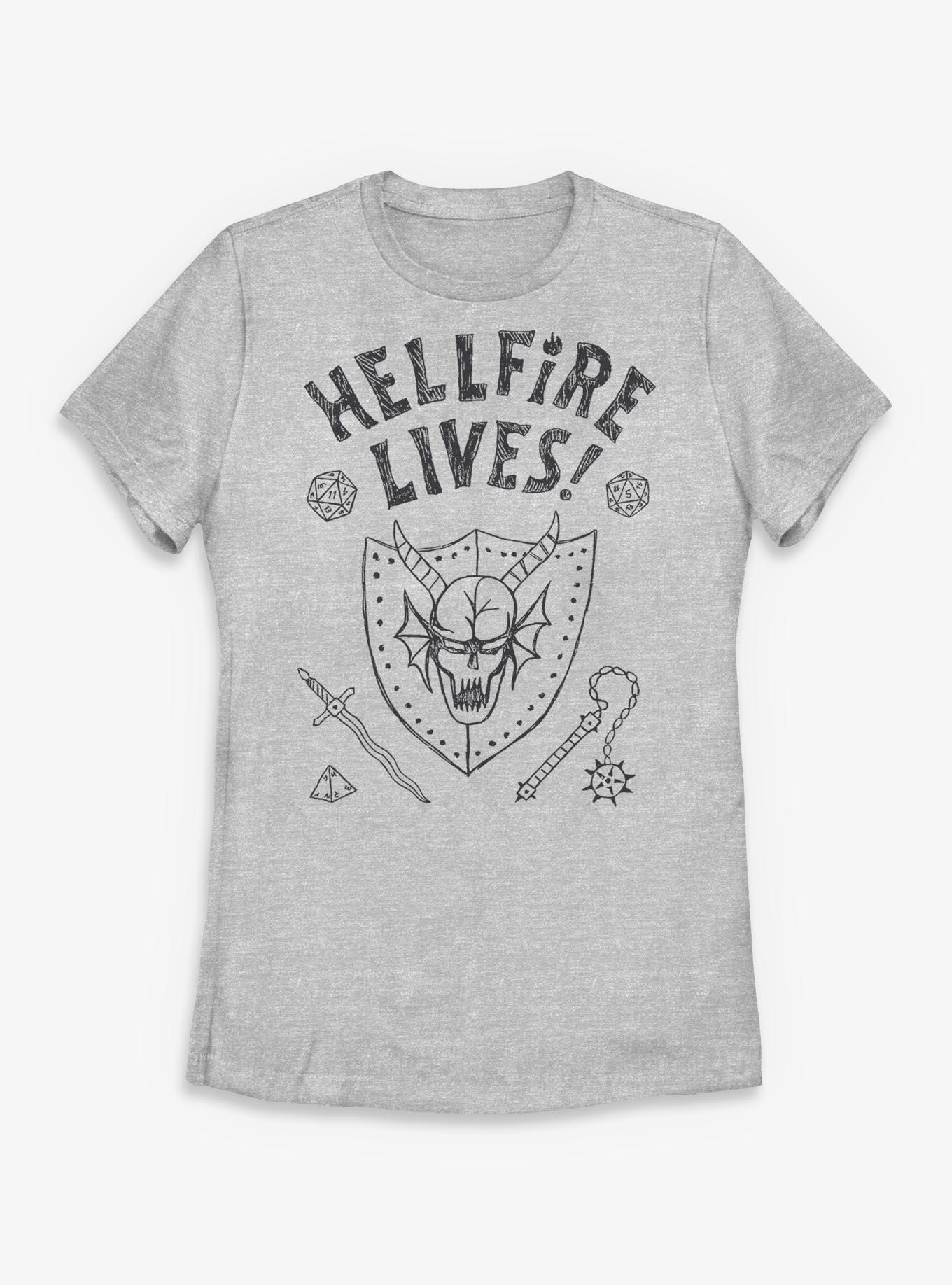 Stranger Things Hellfire Lives Marker Womens T-Shirt, , hi-res