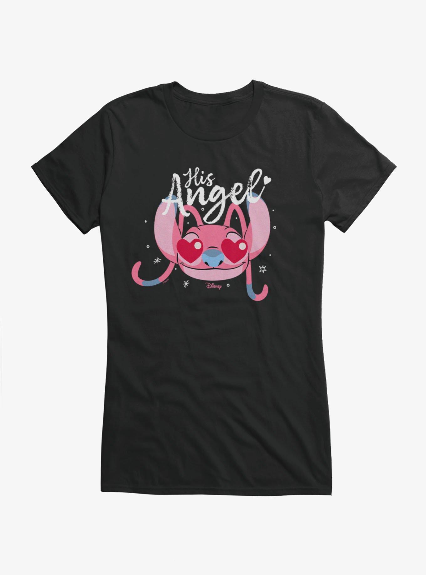 Disney Lilo & Stitch Valentine's His Angel Girls T-Shirt, , hi-res