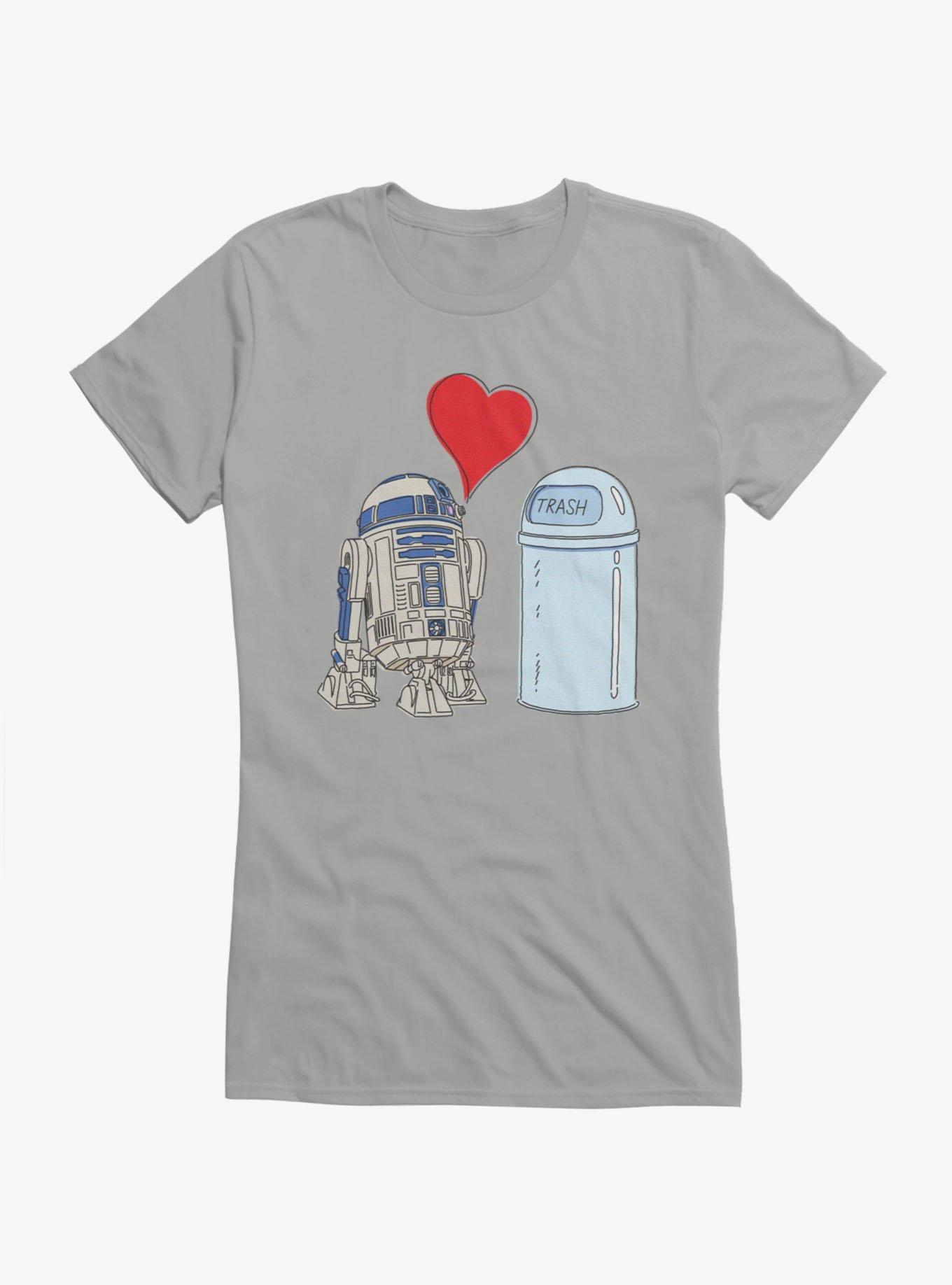 Star Wars Valentine's R2-D2 In Love Girls T-Shirt