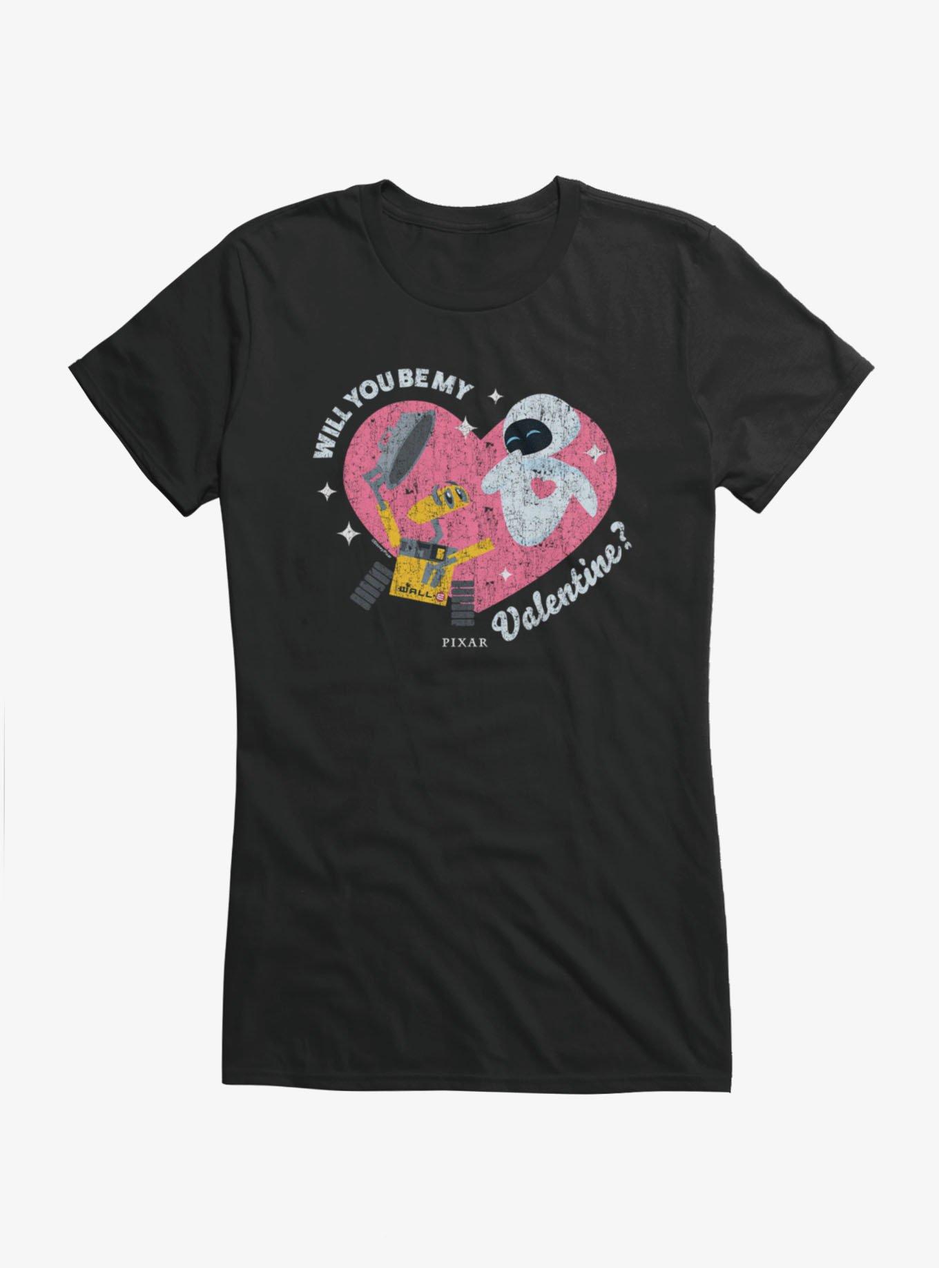 Disney Pixar Wall-E & Eve Valentine's Day Girls T-Shirt, , hi-res