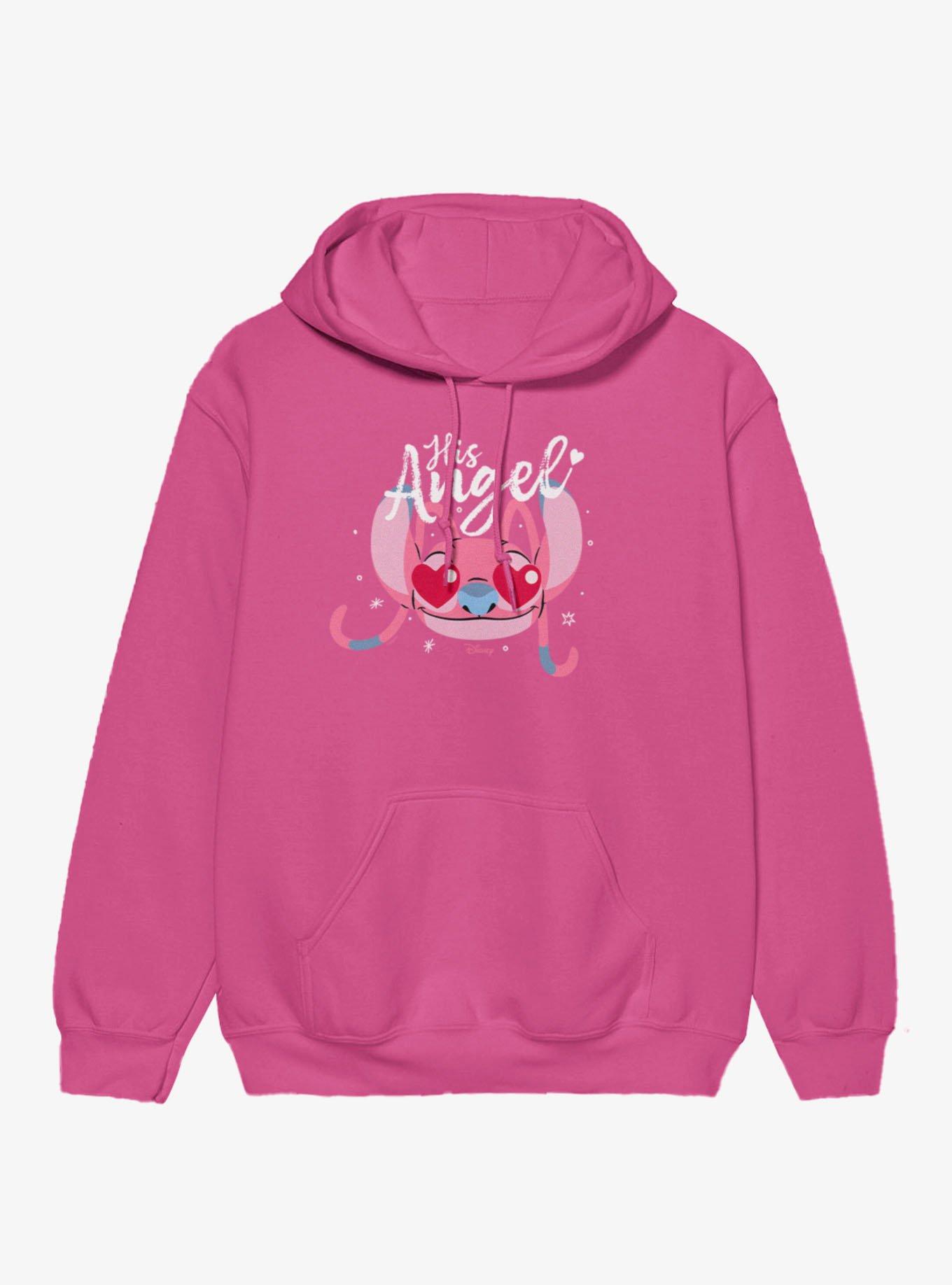 Disney Lilo & Stitch Valentine's His Angel Hoodie, , hi-res