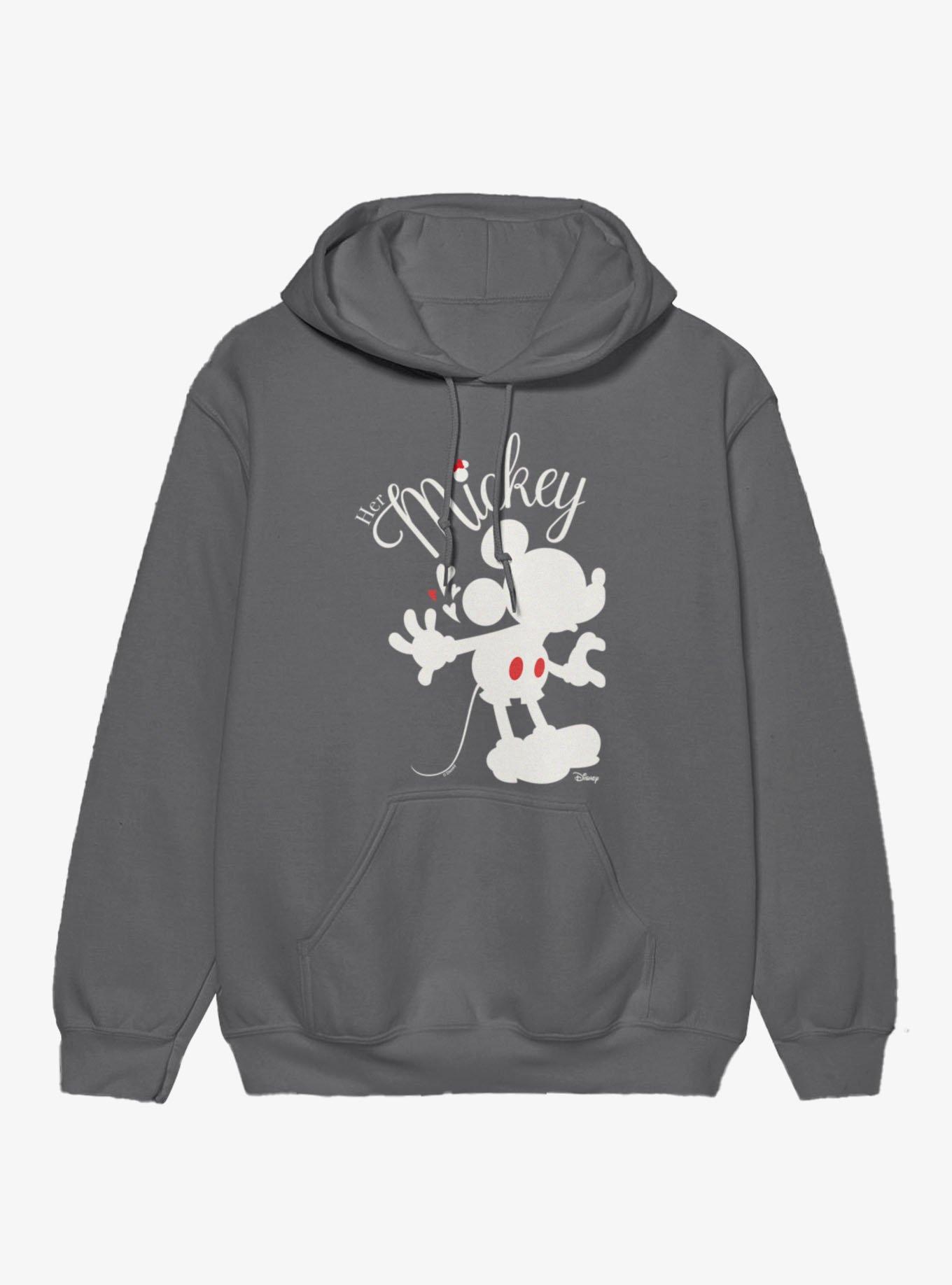 Disney Mickey Mouse Valentine's Her Mickey Hoodie, CHARCOAL, hi-res