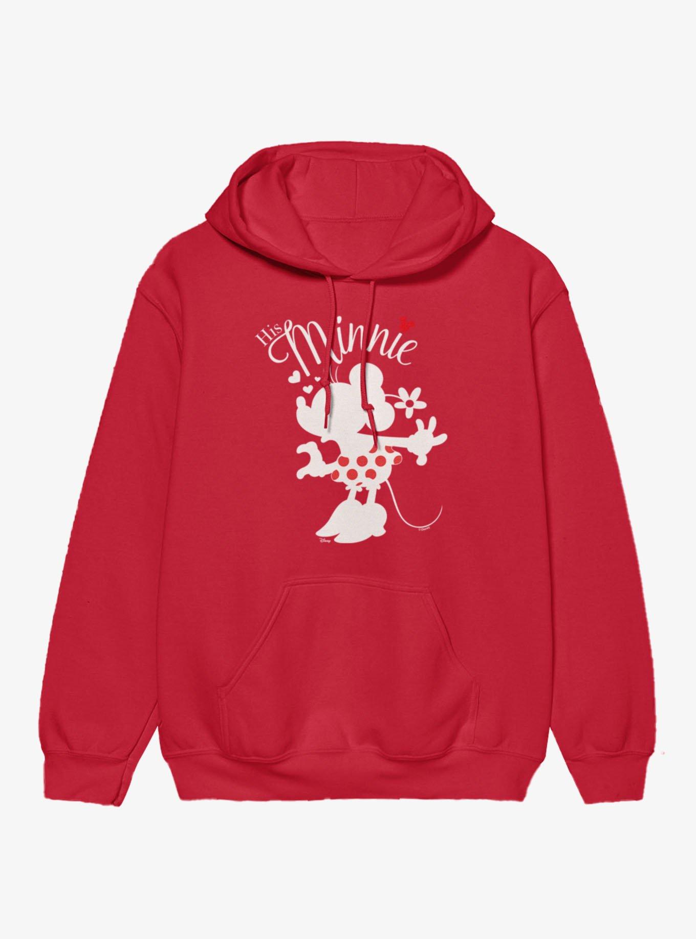 Disney Minnie Mouse Valentine's His Minnie Hoodie, , hi-res