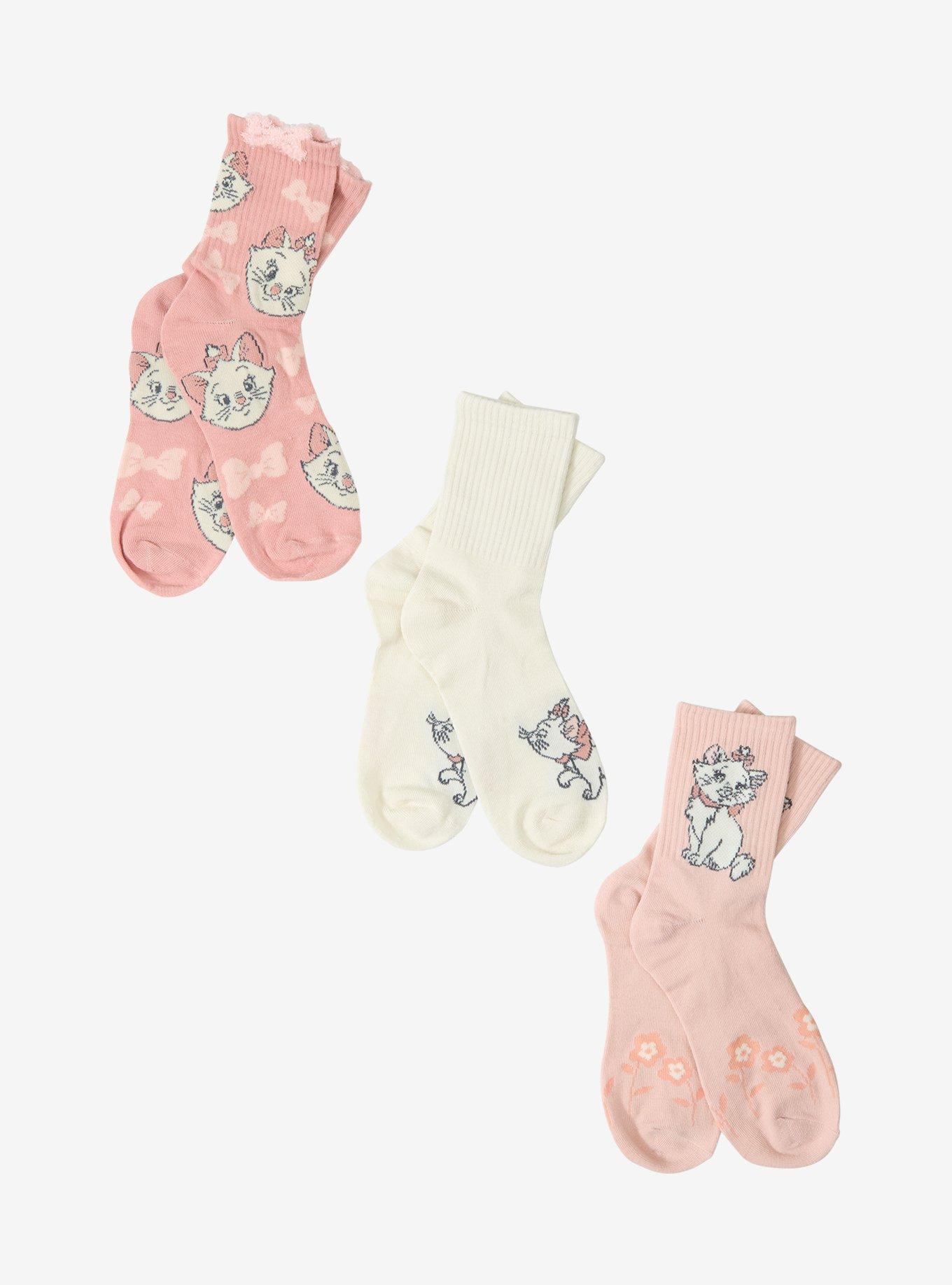 Disney The Aristocats Marie Quarter Crew Sock Set, , hi-res