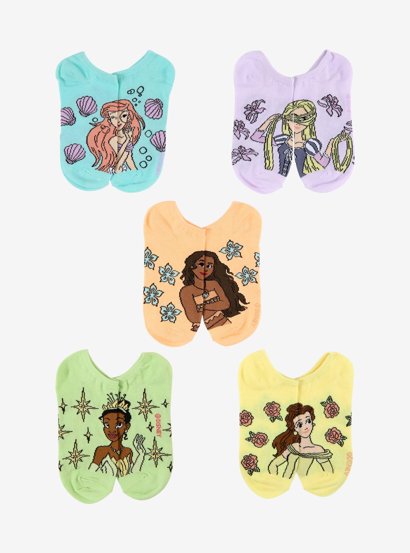 Disney Princess Portrait Ankle Sock Set, , hi-res