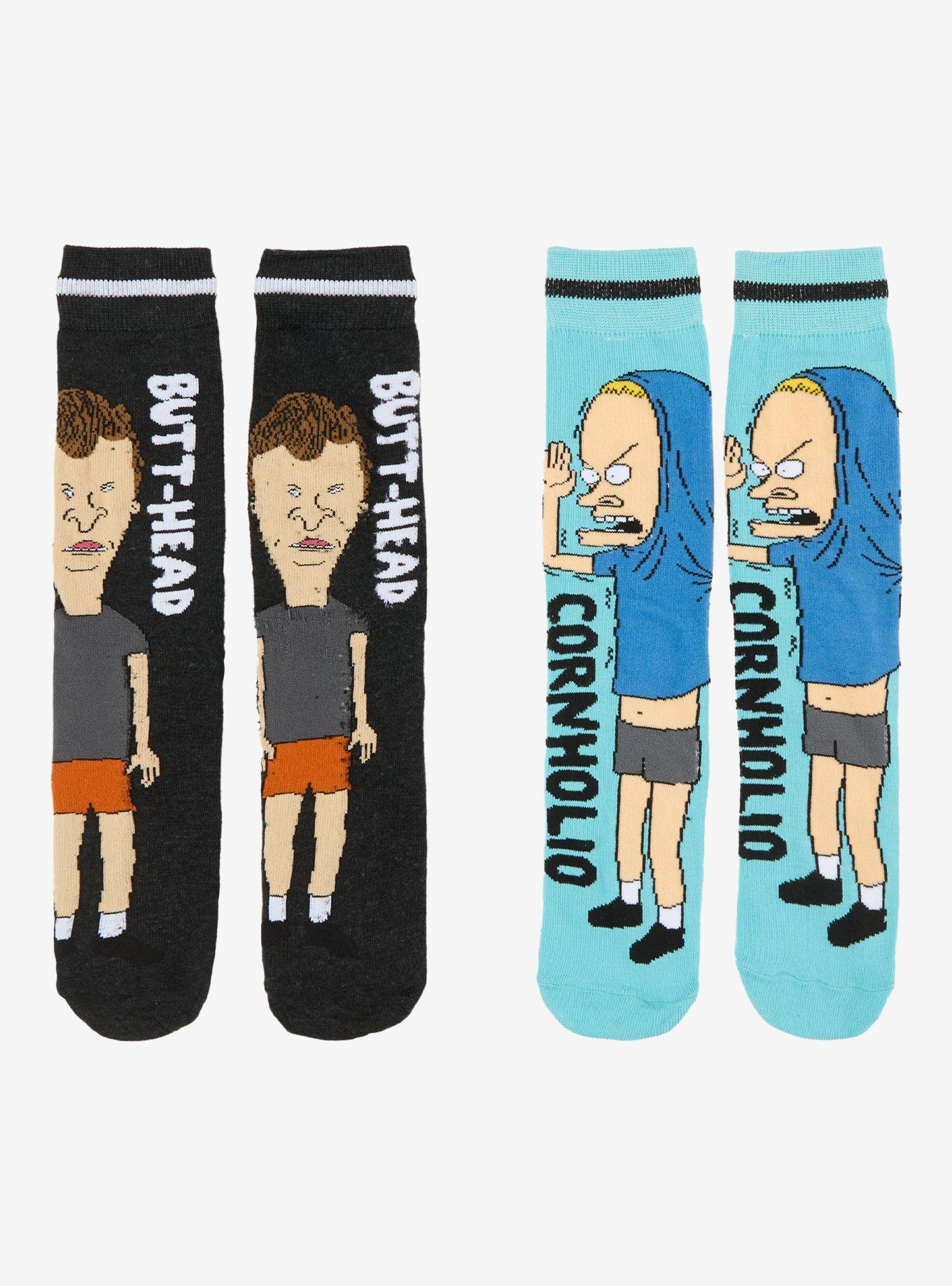 Beavis and Butt-Head Character Crew Sock Set, , hi-res