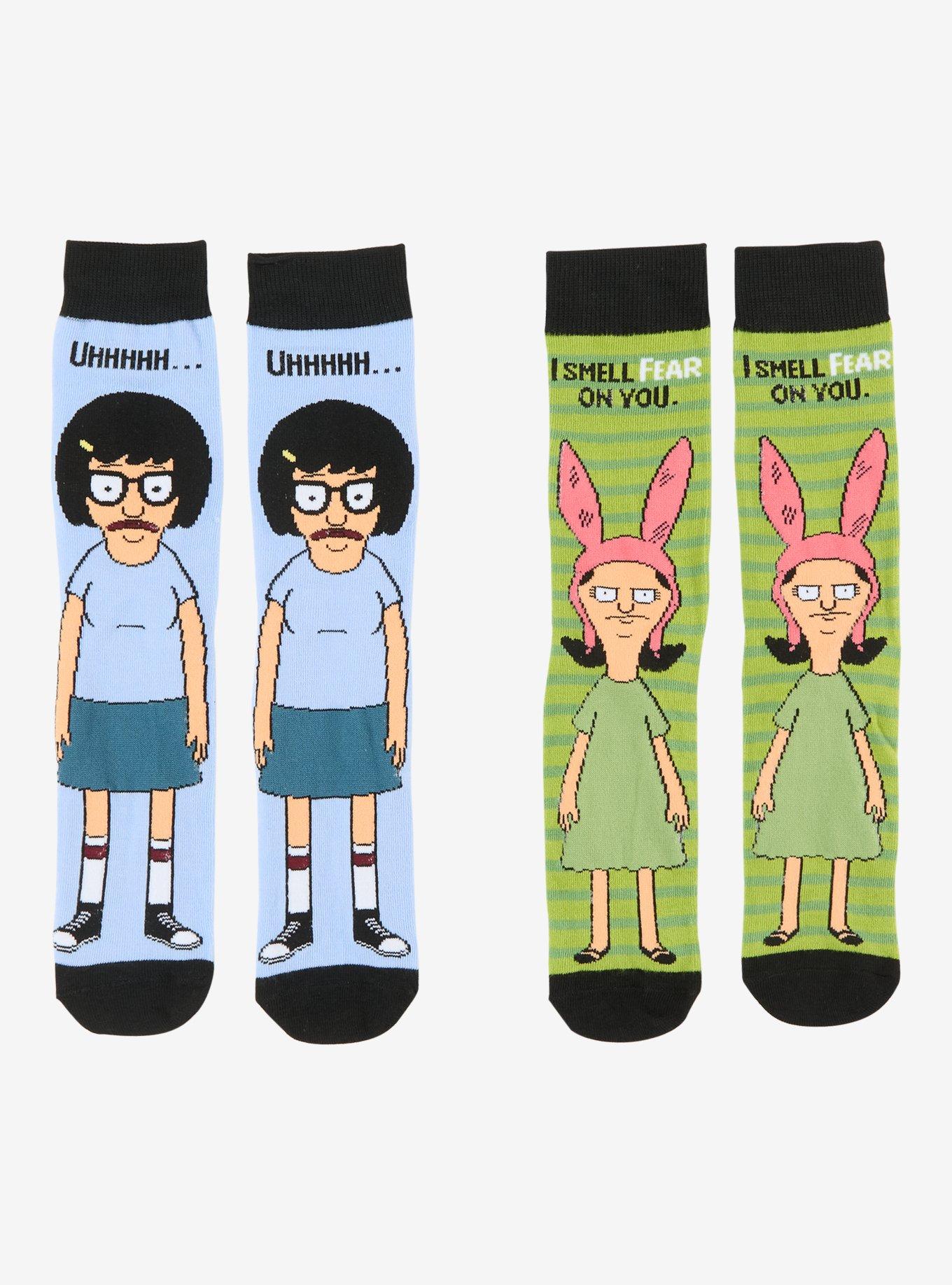 Bob's Burgers Tina & Louise Crew Sock Set, , hi-res