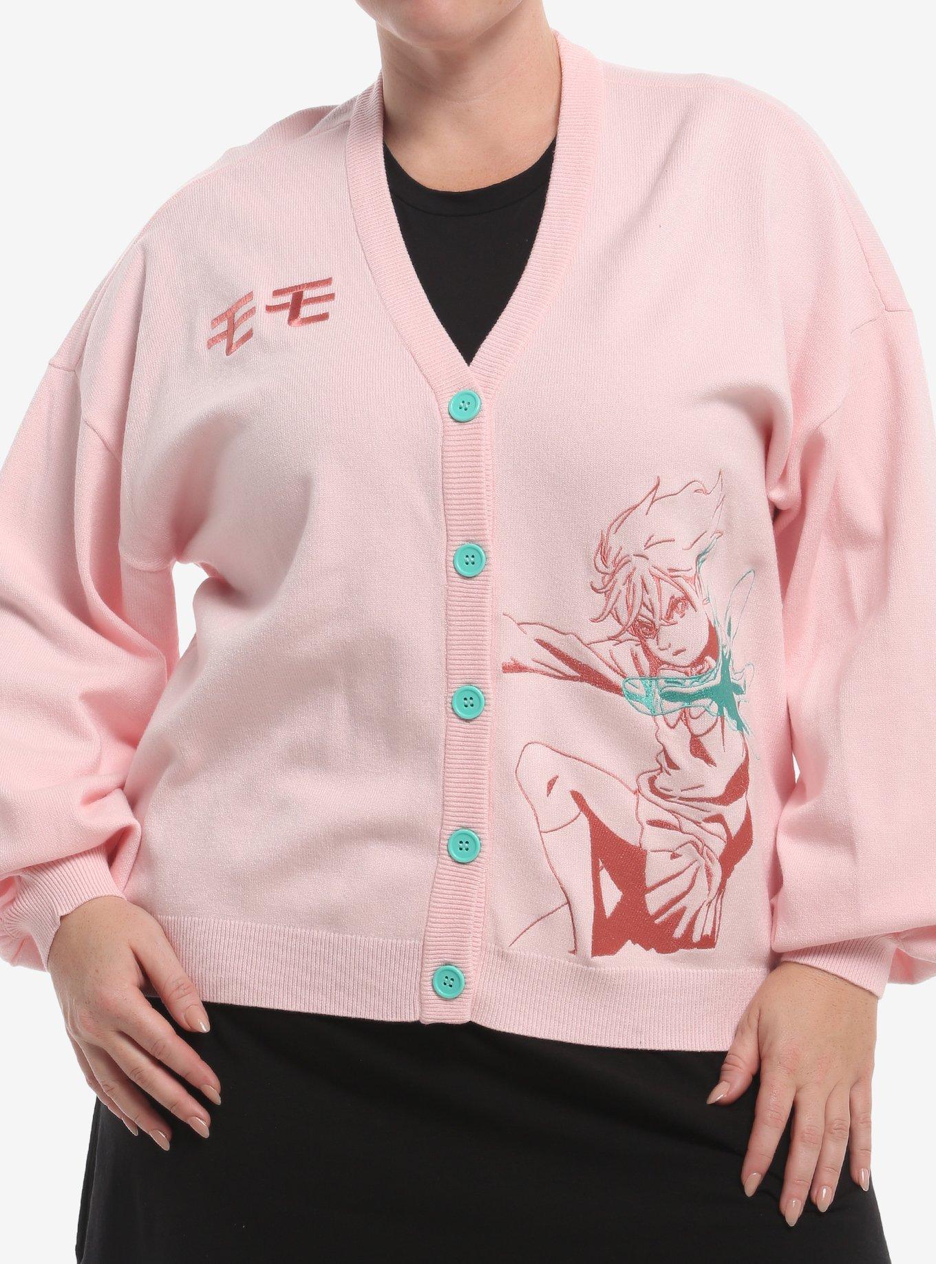 Dandadan Momo Lace-Up Girls Cardigan Plus Size