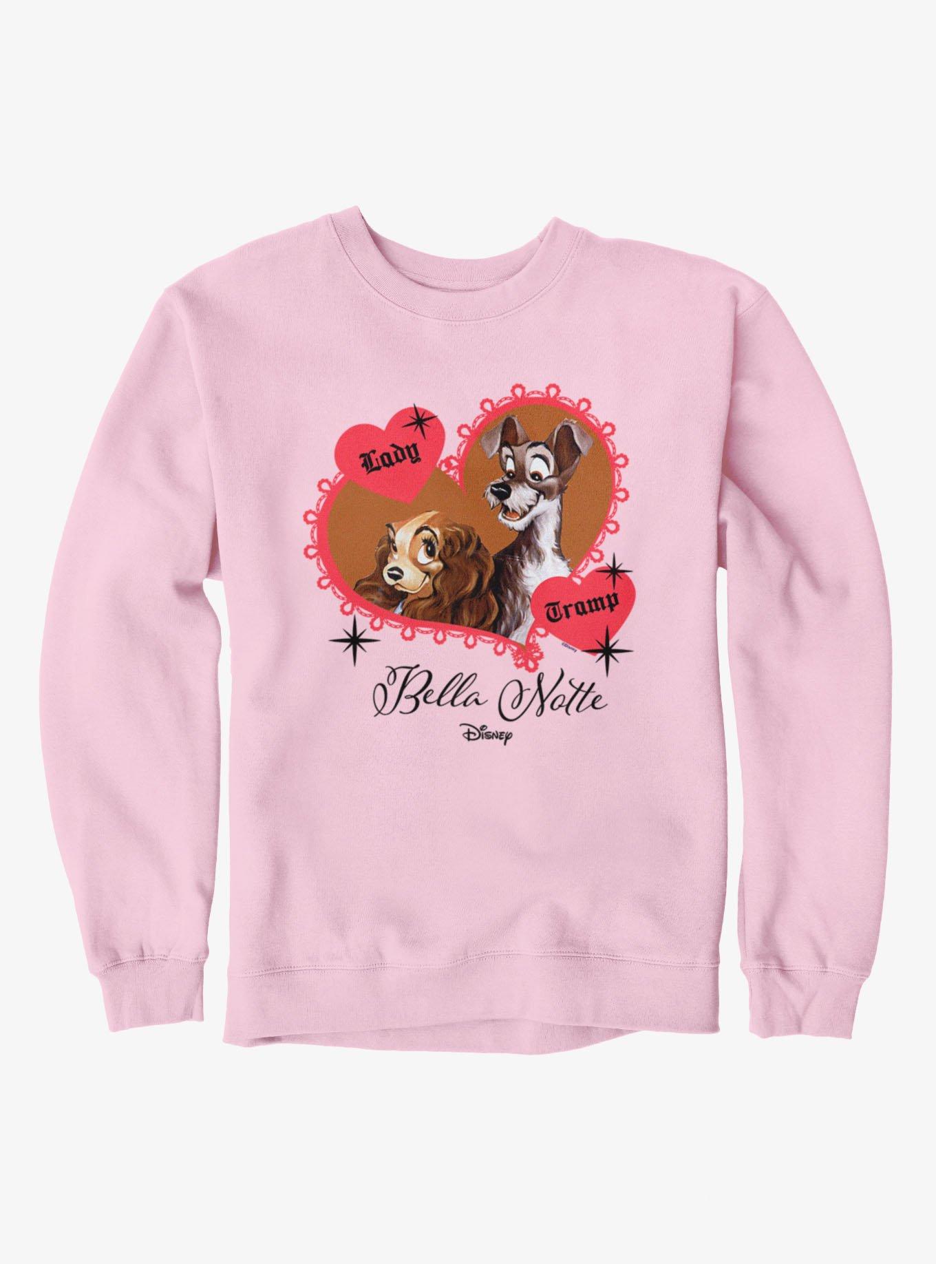 Disney Lady And The Tramp Valentine's Bella Notte Sweatshirt, , hi-res