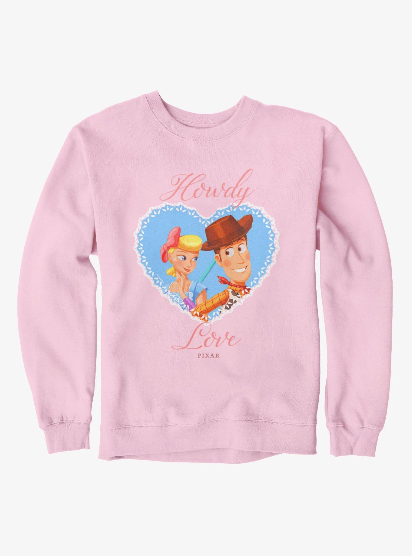 Disney Pixar Toy Story Valentine's Howdy Love Sweatshirt
