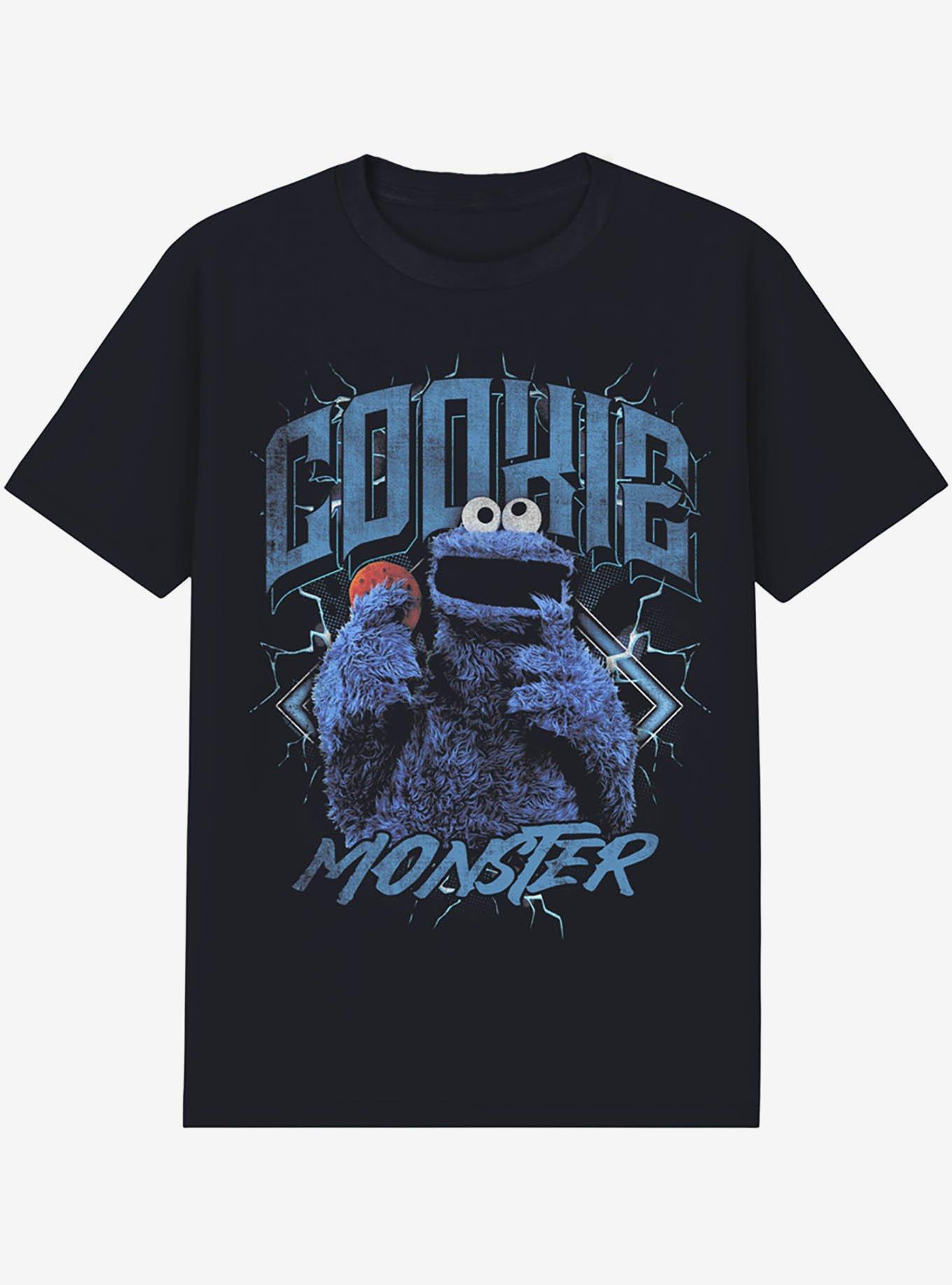 Sesame Street Cookie Monster Heavy Metal T-Shirt