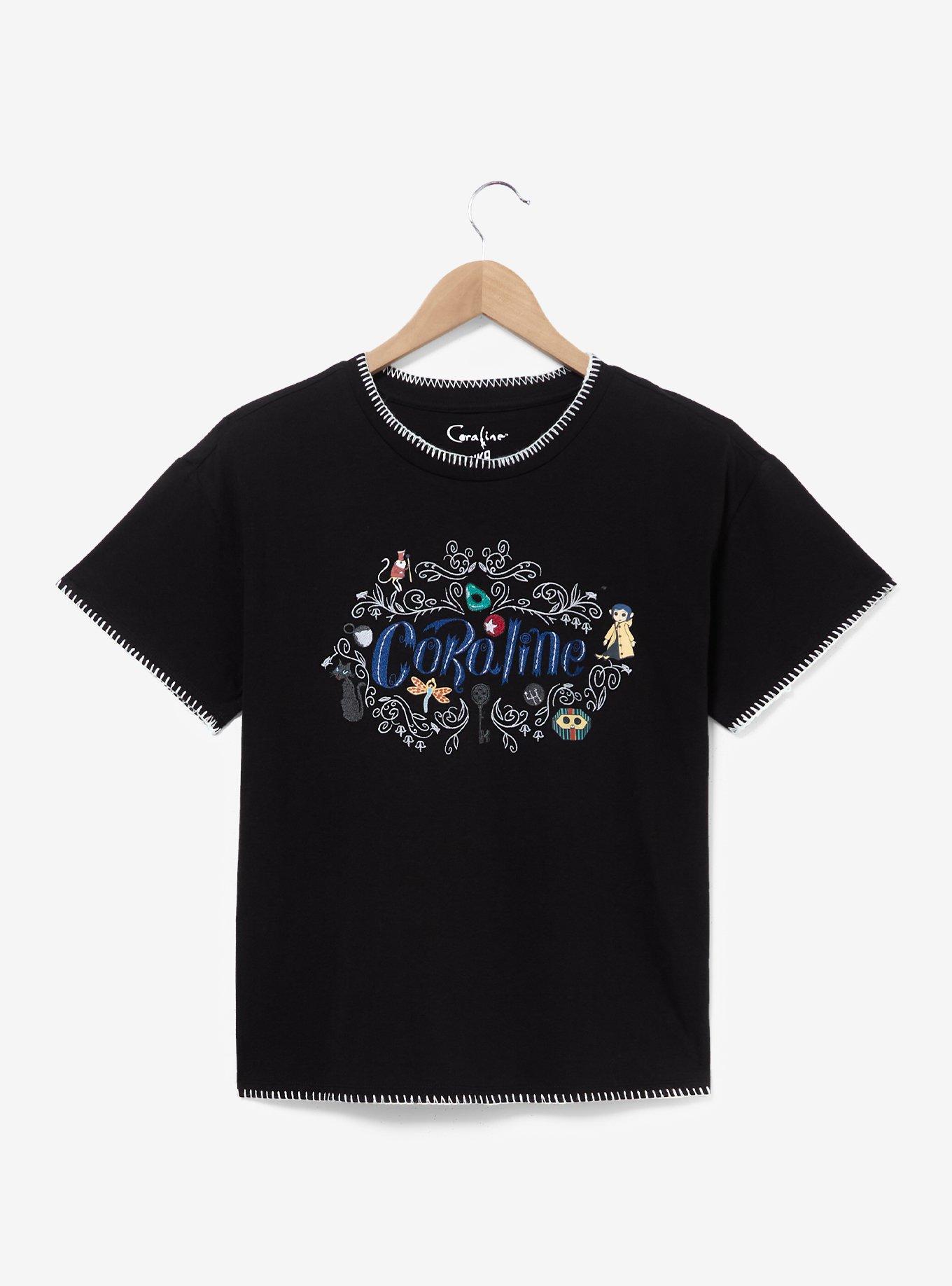 Coraline Name Embroidered Women's T-Shirt — BoxLunch Exclusive