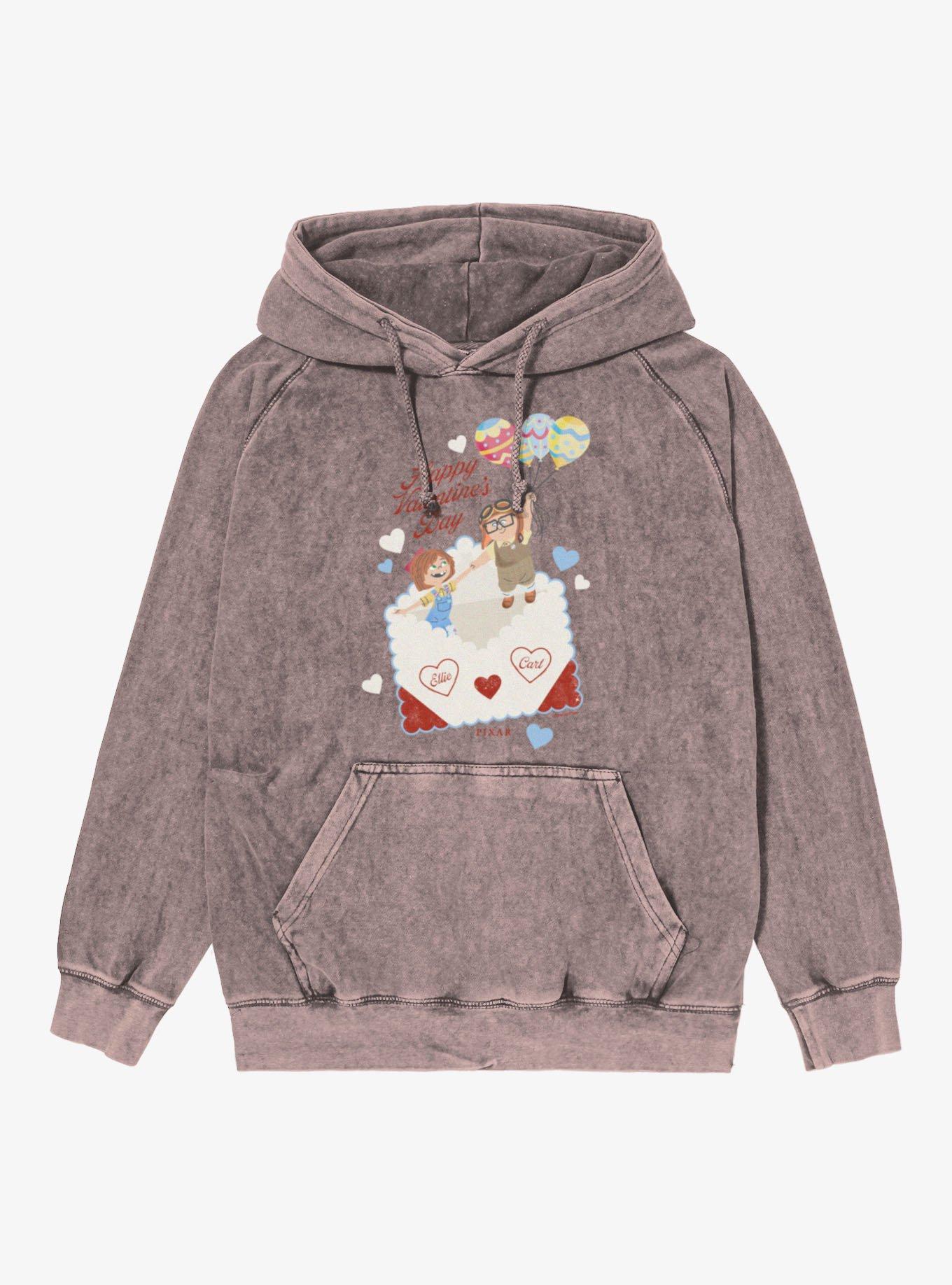Disney Pixar Up Happy Valentine's Carl & Ellie Hoodie, , hi-res