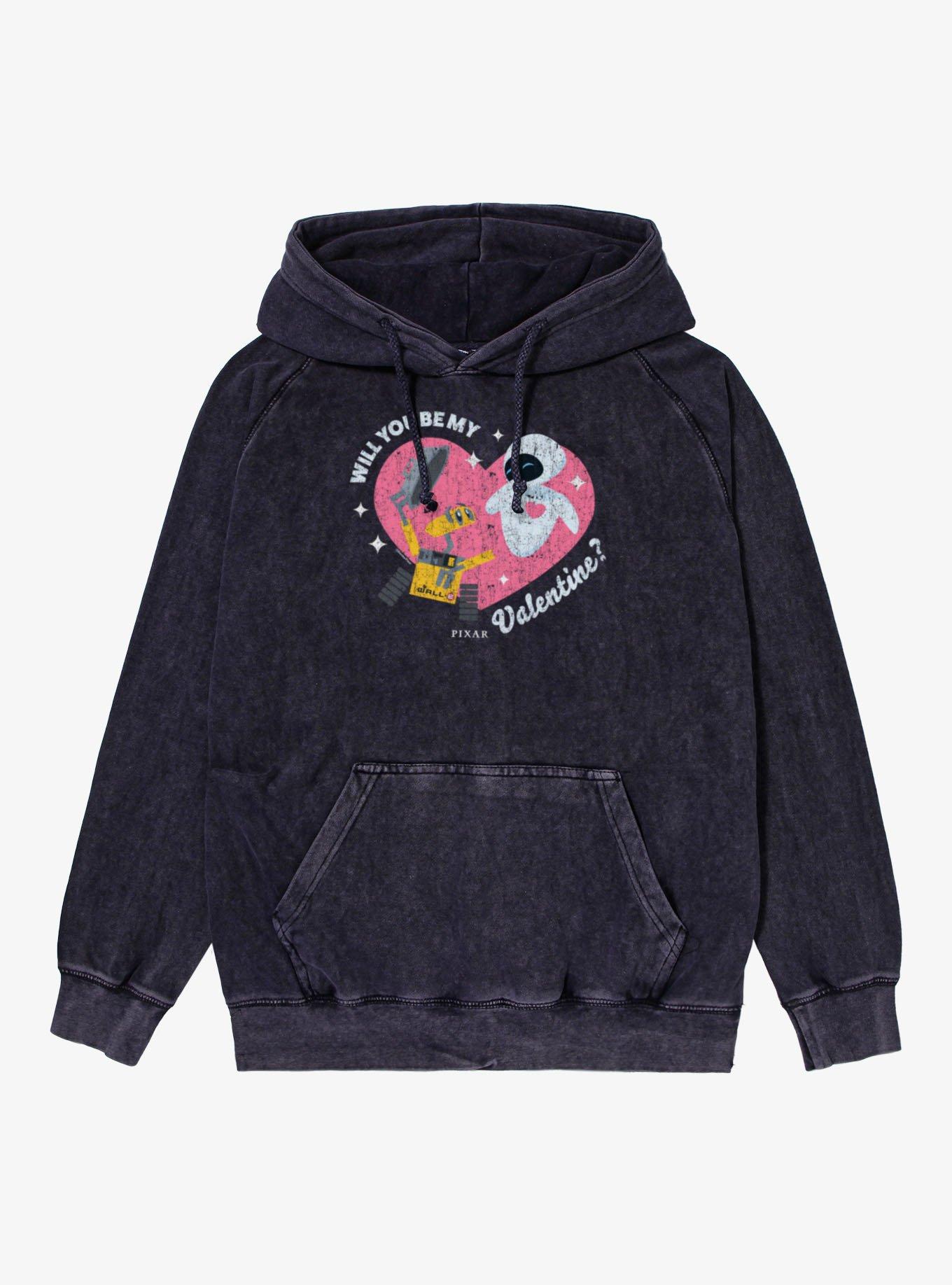 Disney Pixar Wall-E & Eve Valentine's Day Hoodie, , hi-res