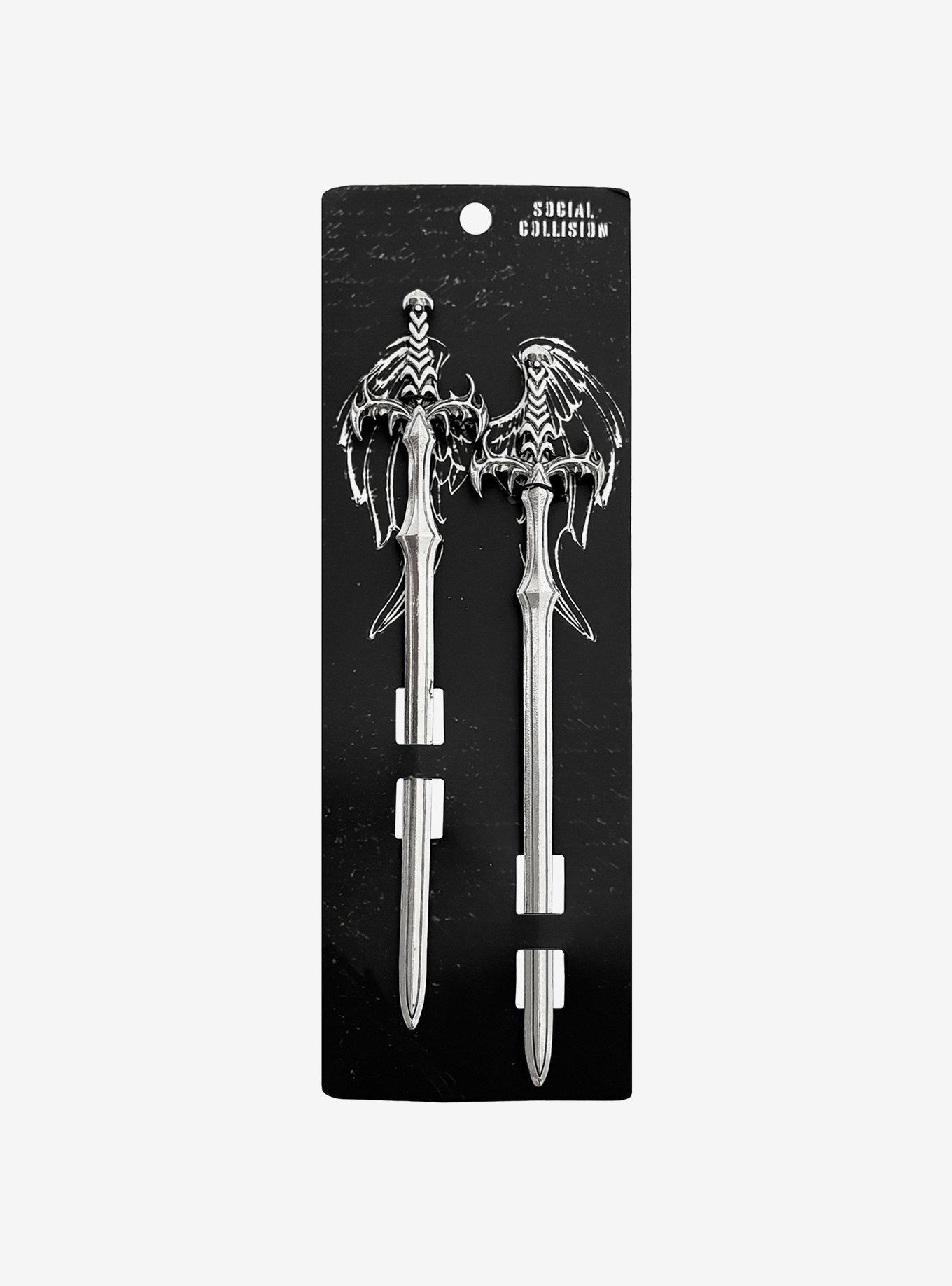 Social Collision Dagger Hair Stick Set, , hi-res