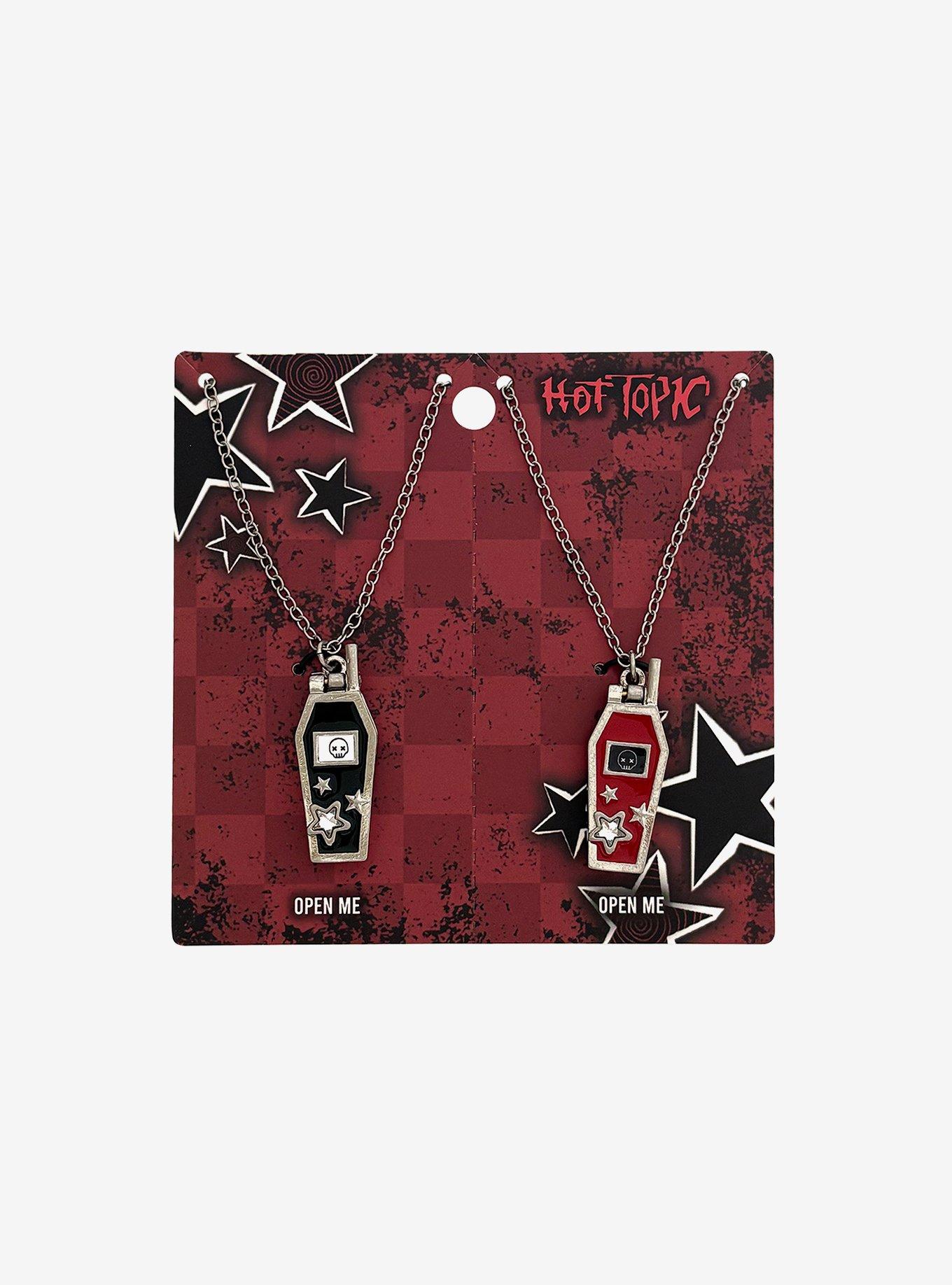 Coffin Flip Phone Best Friend Necklace Set, , hi-res