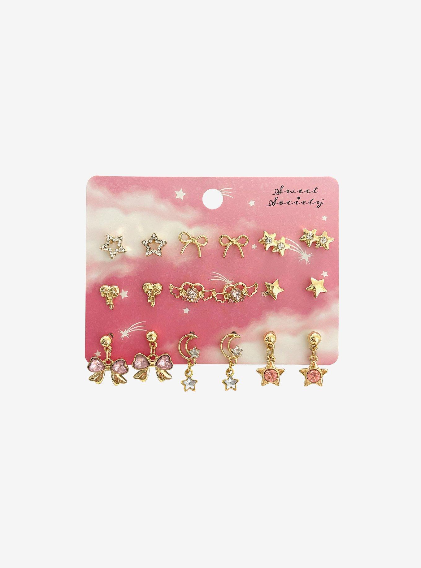 Sweet Society Celestial Angel Earring Set, , hi-res