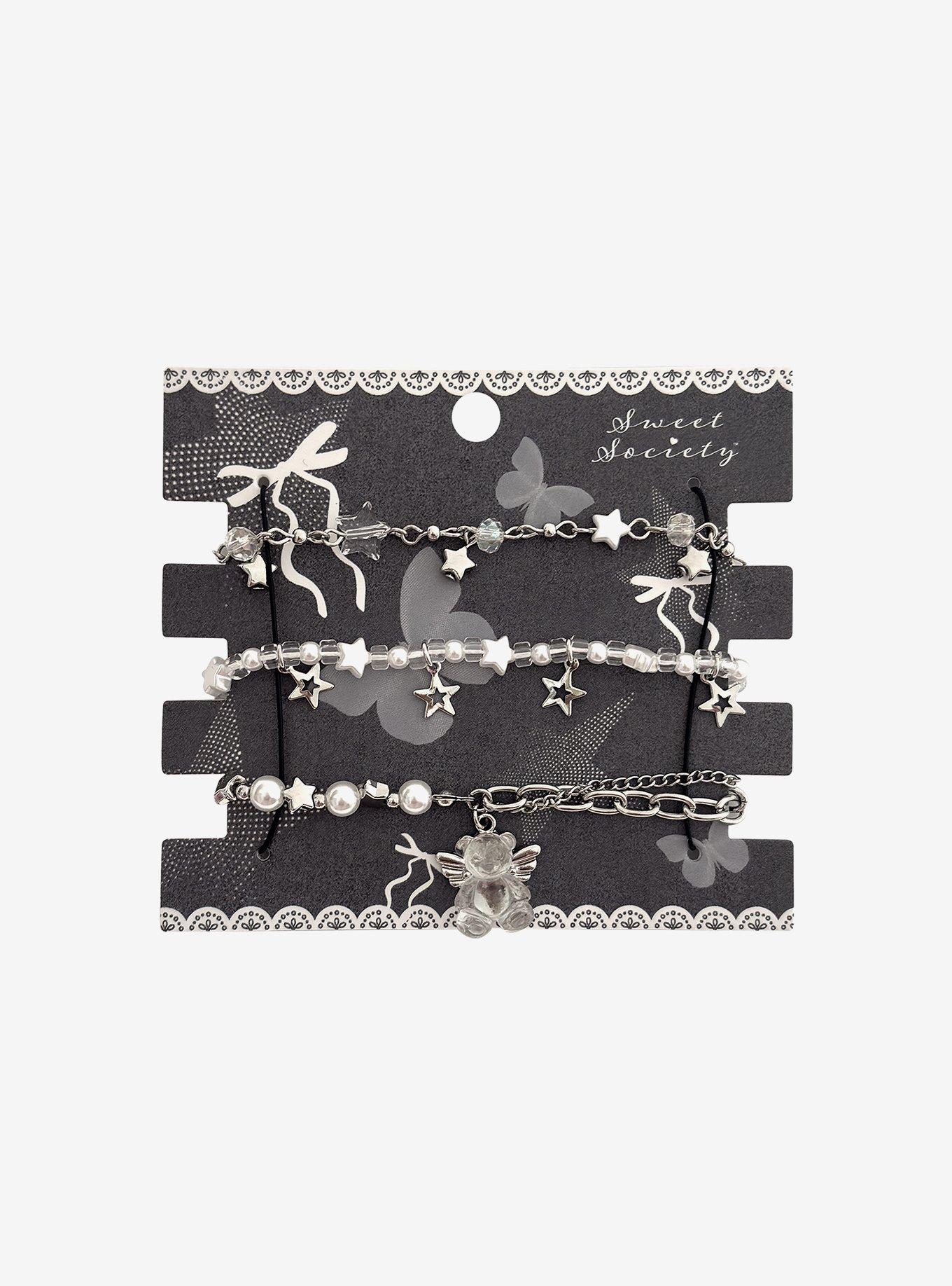 Sweet Society Angel Bear Star Bracelet Set, , hi-res