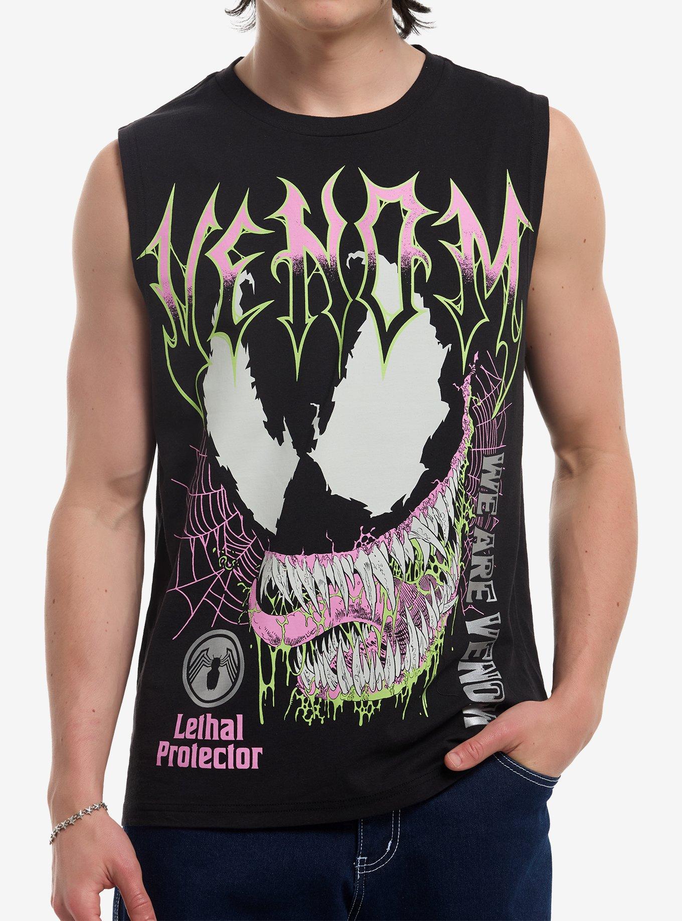 Marvel Venom Face Muscle Tank Top, , hi-res