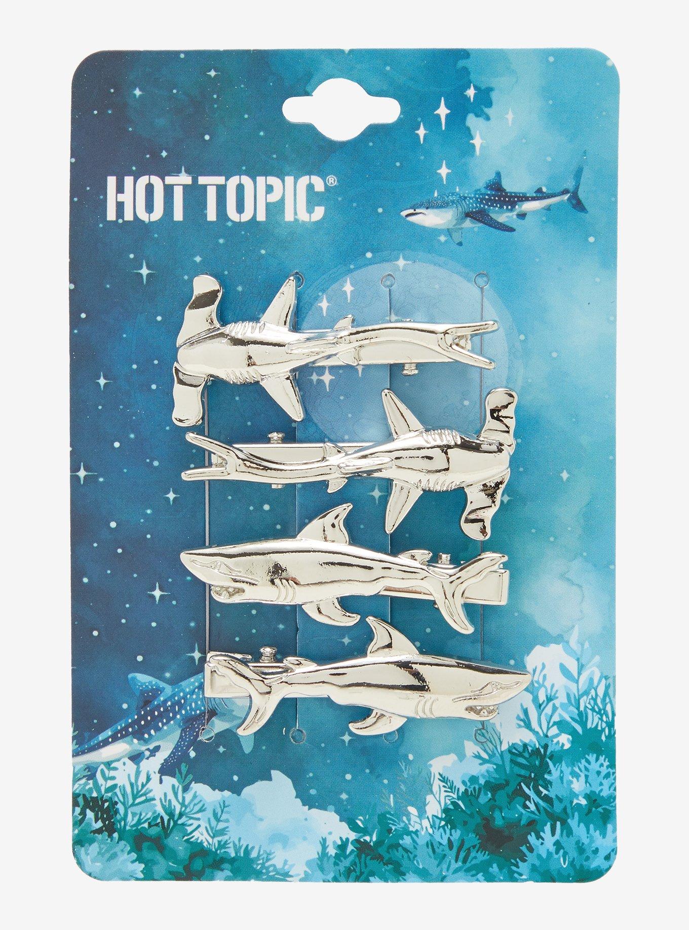 Shark Hair Clip Set, , hi-res