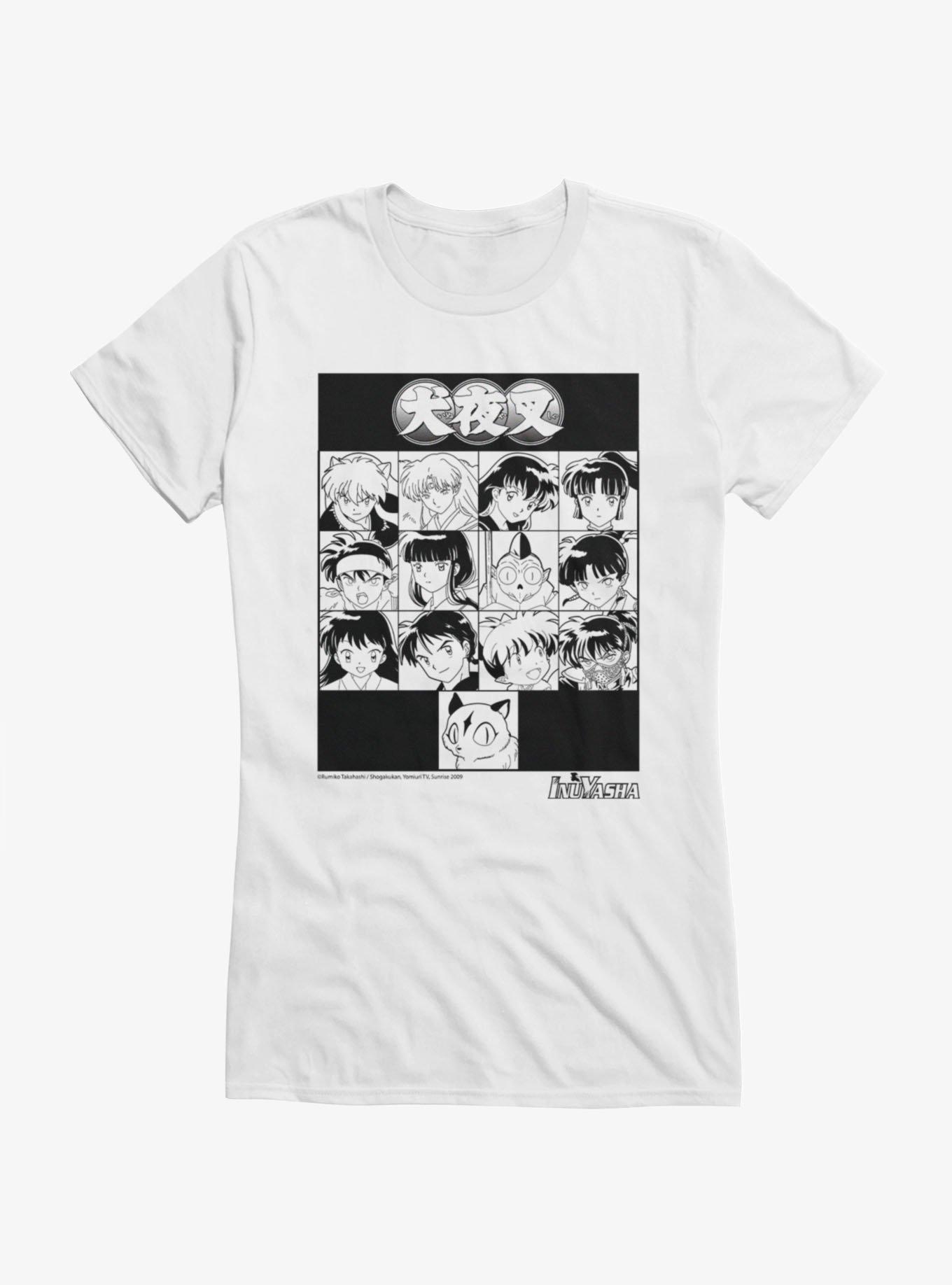 InuYasha Character Squares Girls T-Shirt, , hi-res