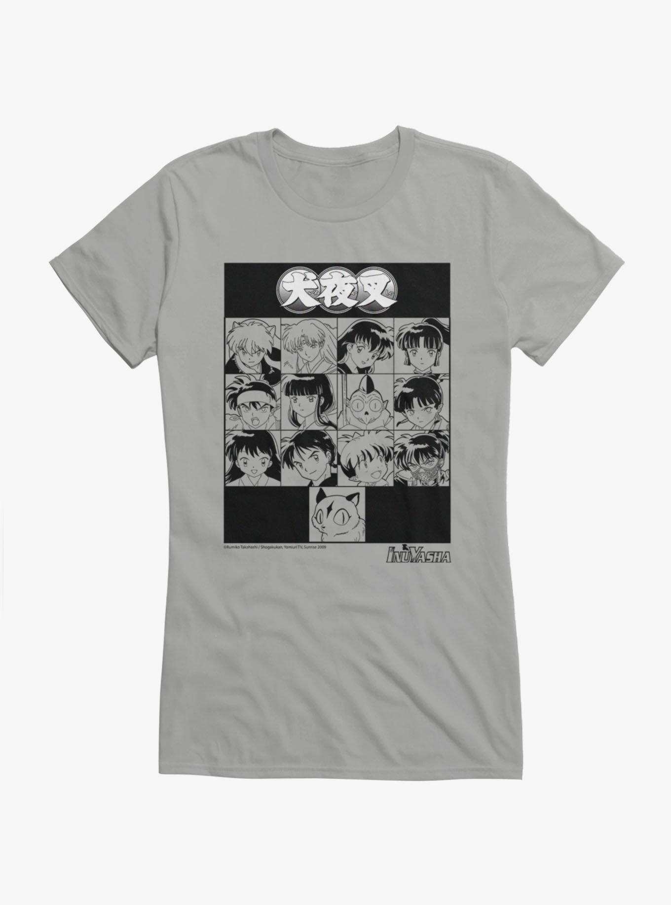 InuYasha Character Squares Girls T-Shirt