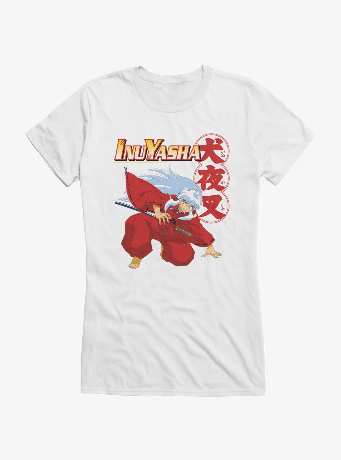 InuYasha Fighting Stance Girls T-Shirt, , hi-res