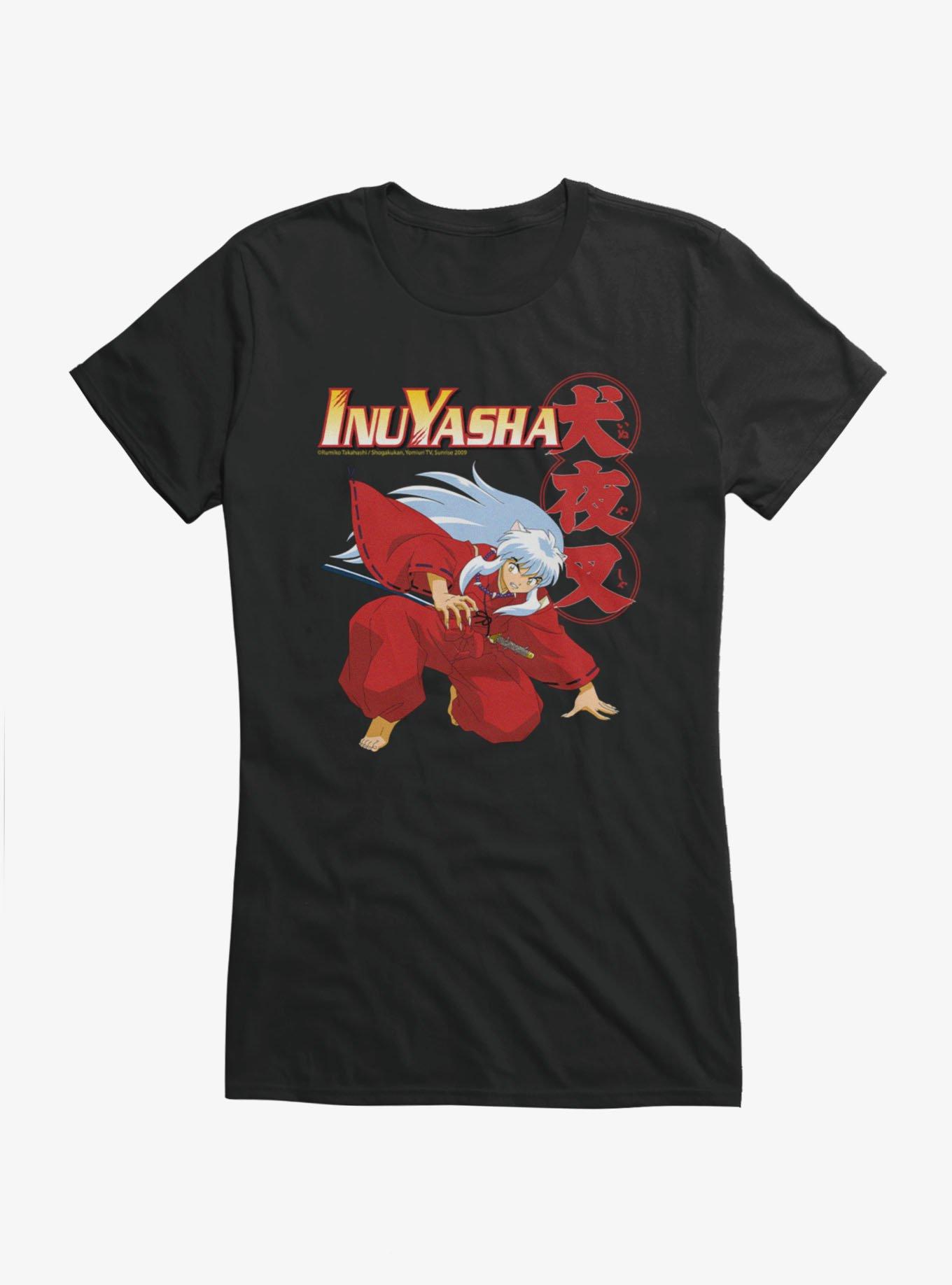 InuYasha Fighting Stance Girls T-Shirt, , hi-res