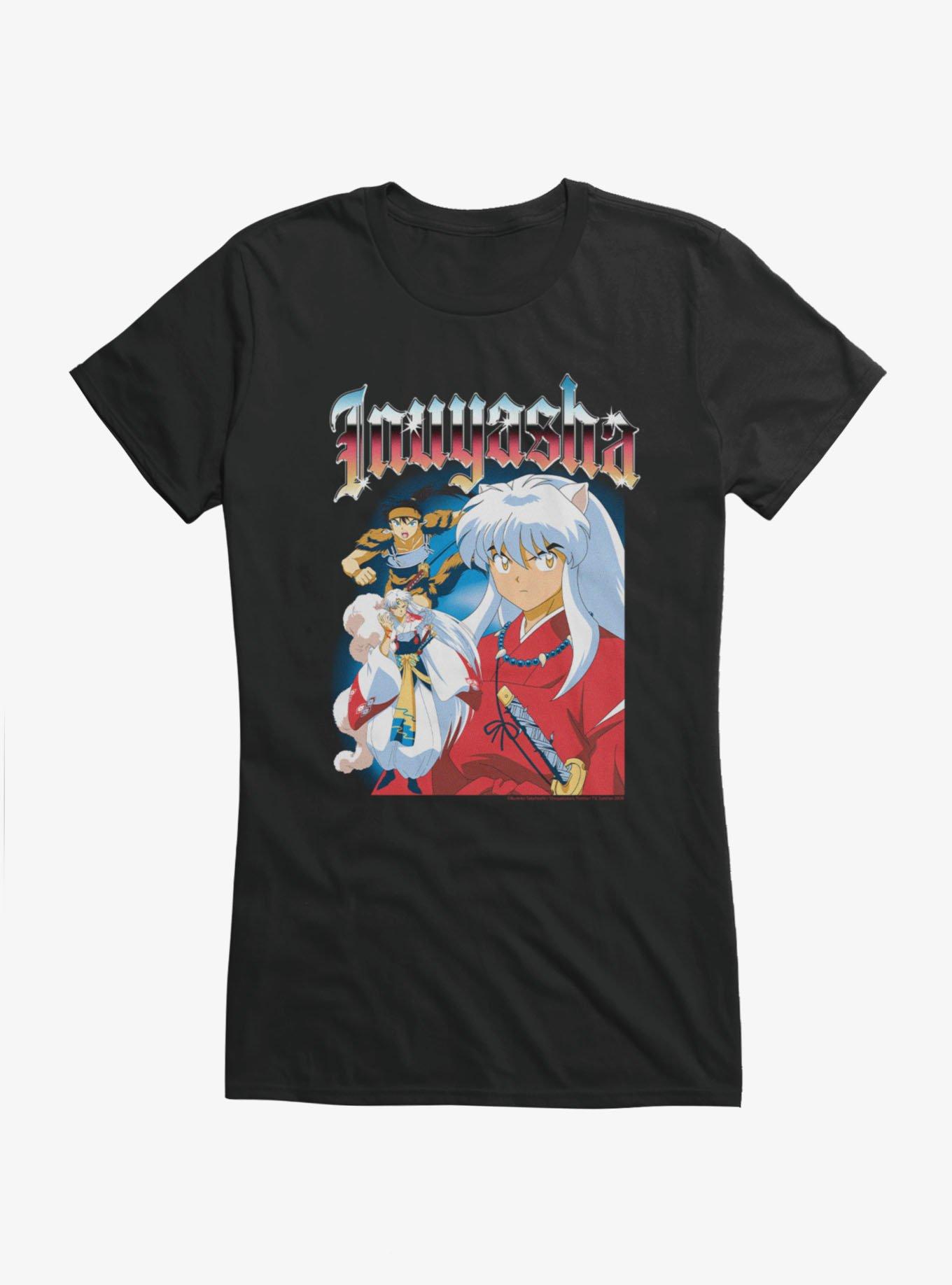 InuYasha Rock Style Letters Girls T-Shirt, , hi-res