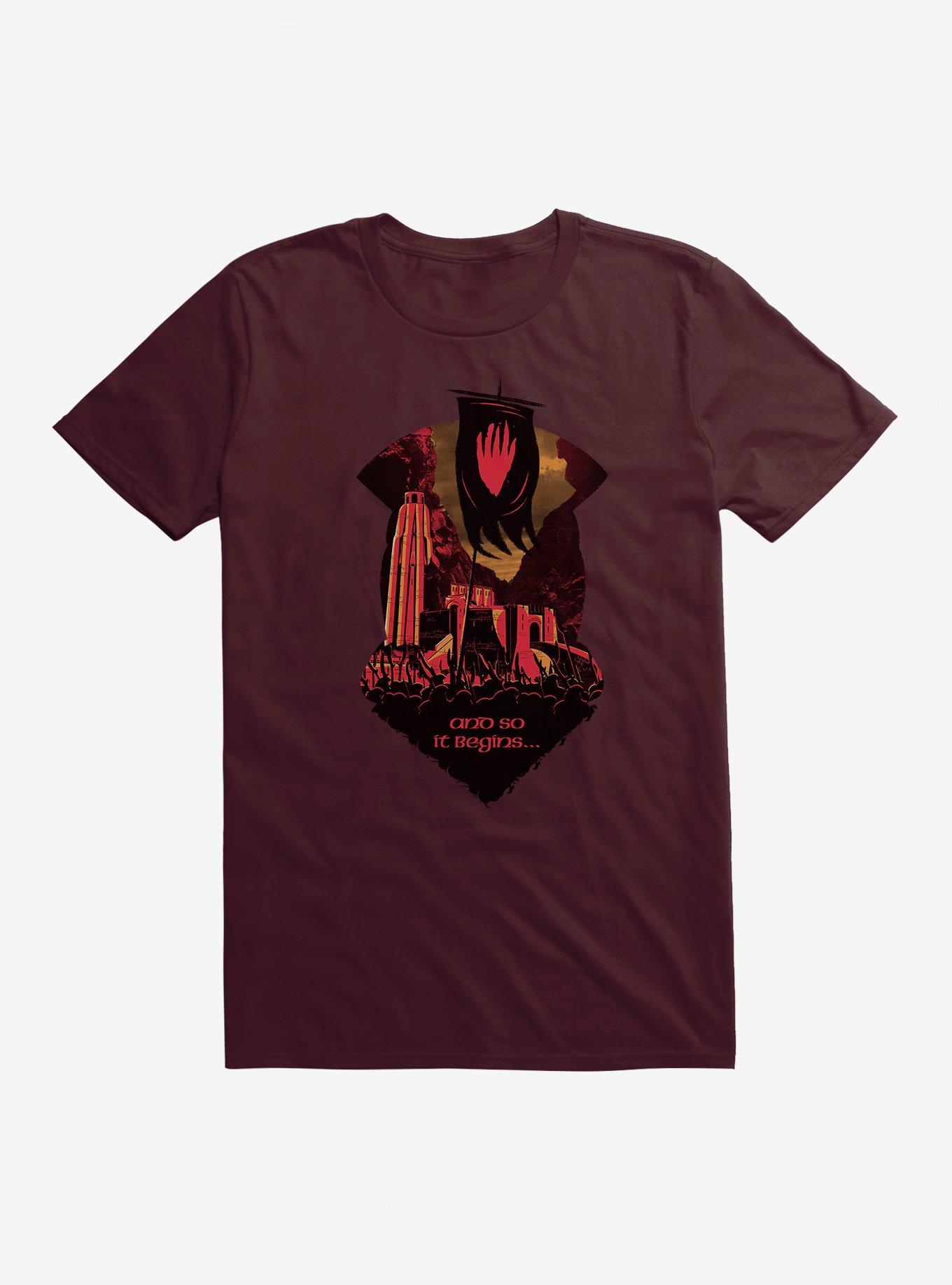The Lord Of The Rings And So It Begins... T-Shirt