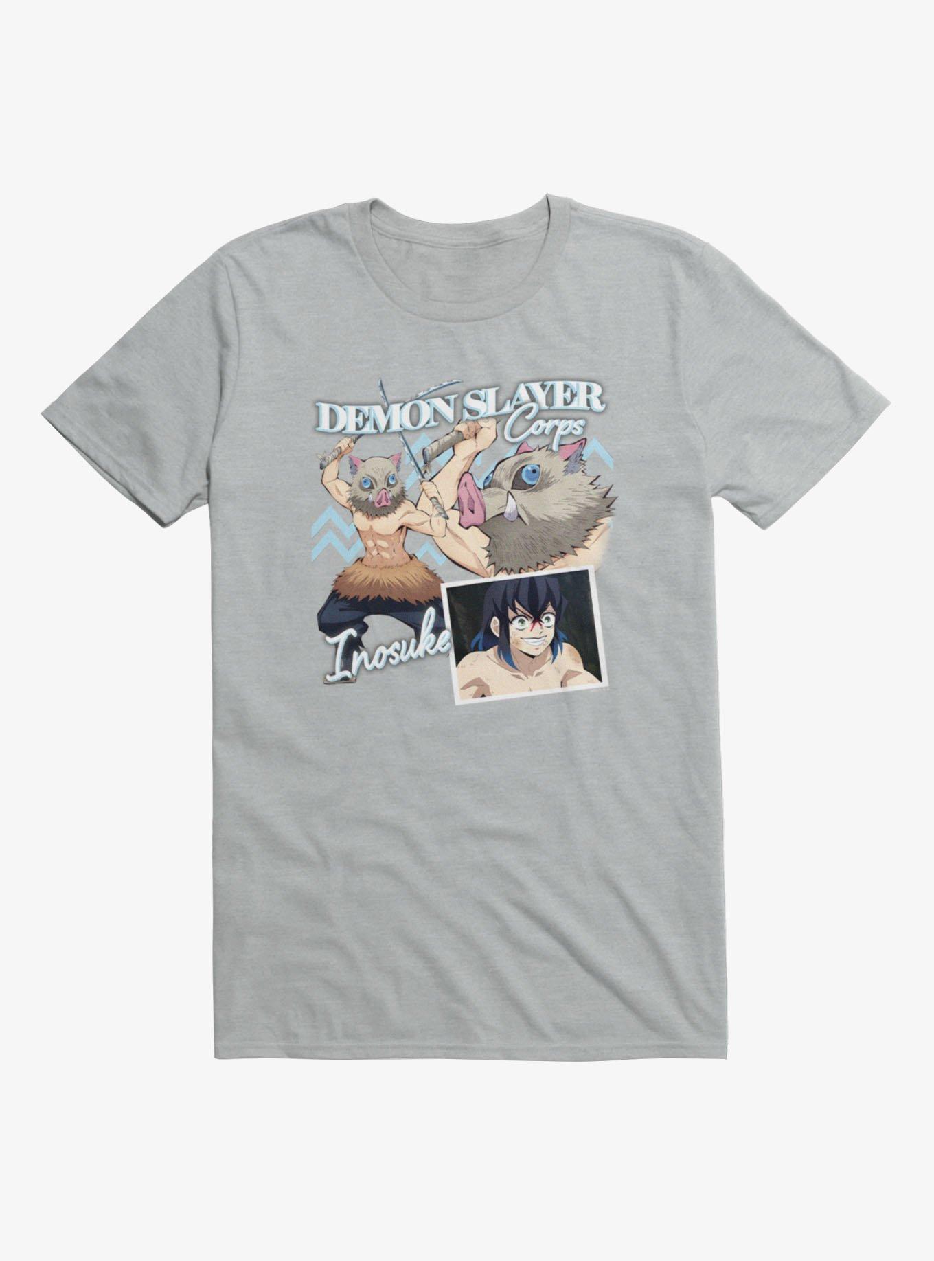 Demon Slayer Inosuke Postcard T-Shirt, , hi-res