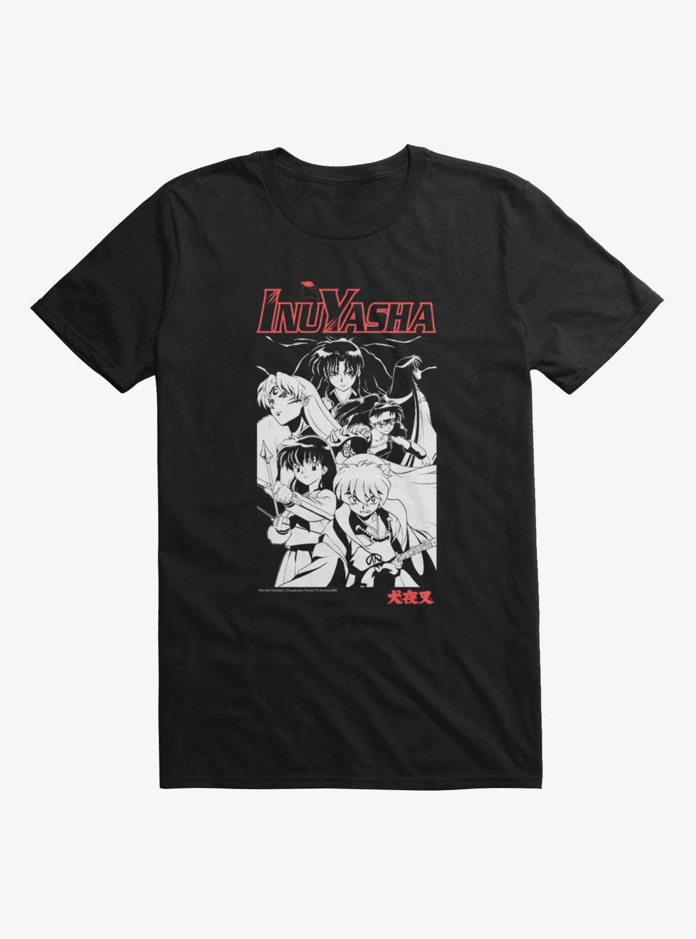 InuYasha Favorite Fighters T-Shirt, BLACK, hi-res