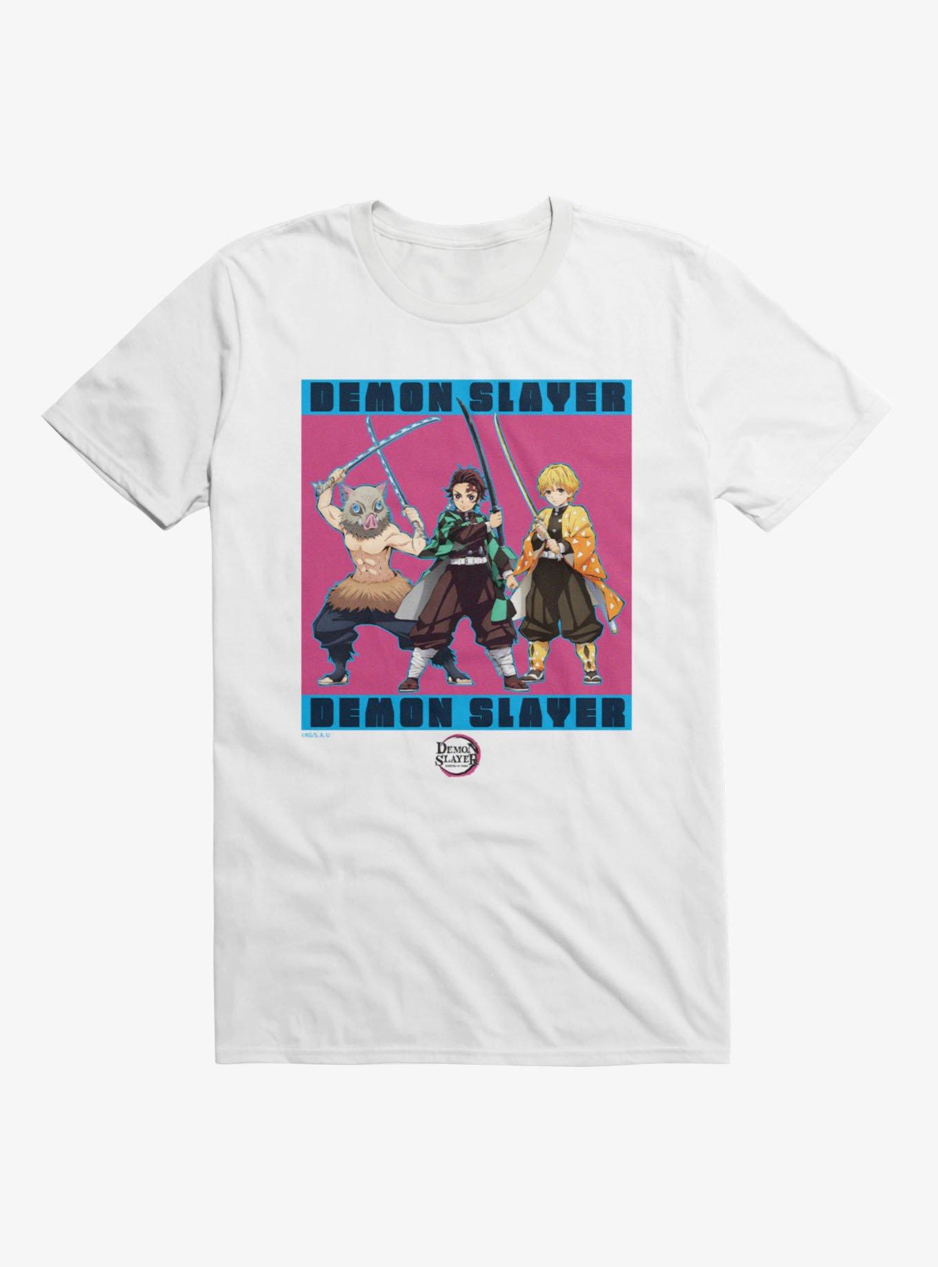 Demon Slayer Tanjiro Inosuke Zenitsu Together T-Shirt, , hi-res