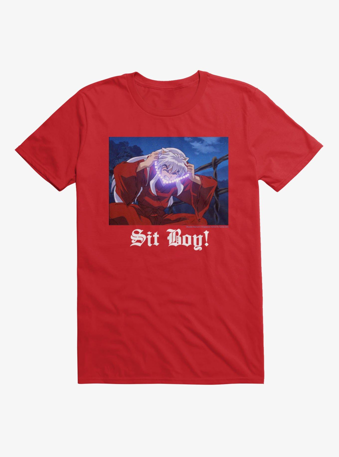 InuYasha Sit Boy T-Shirt, , hi-res