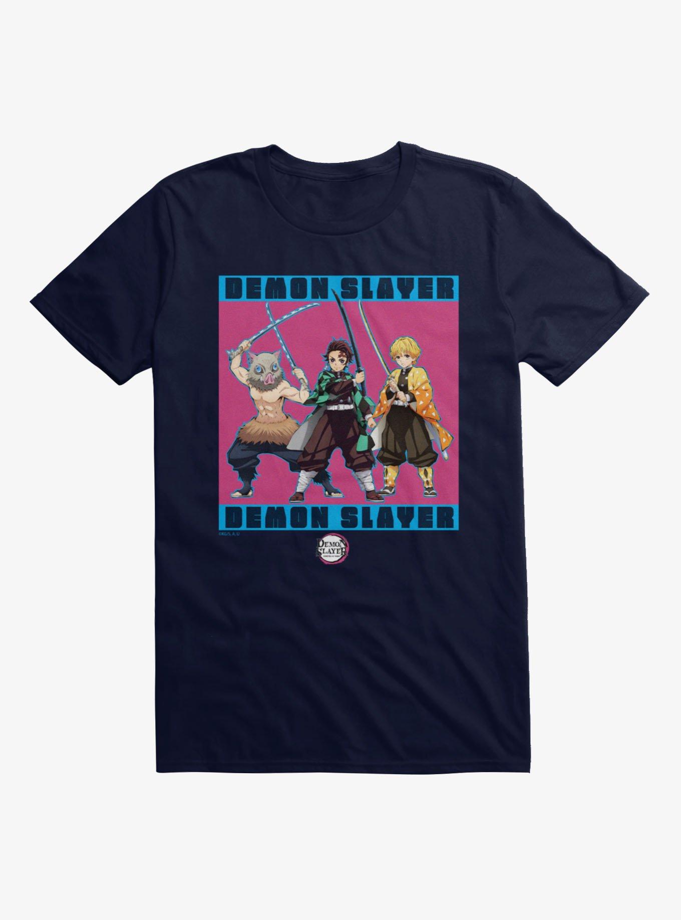 Demon Slayer Tanjiro Inosuke Zenitsu Together T-Shirt