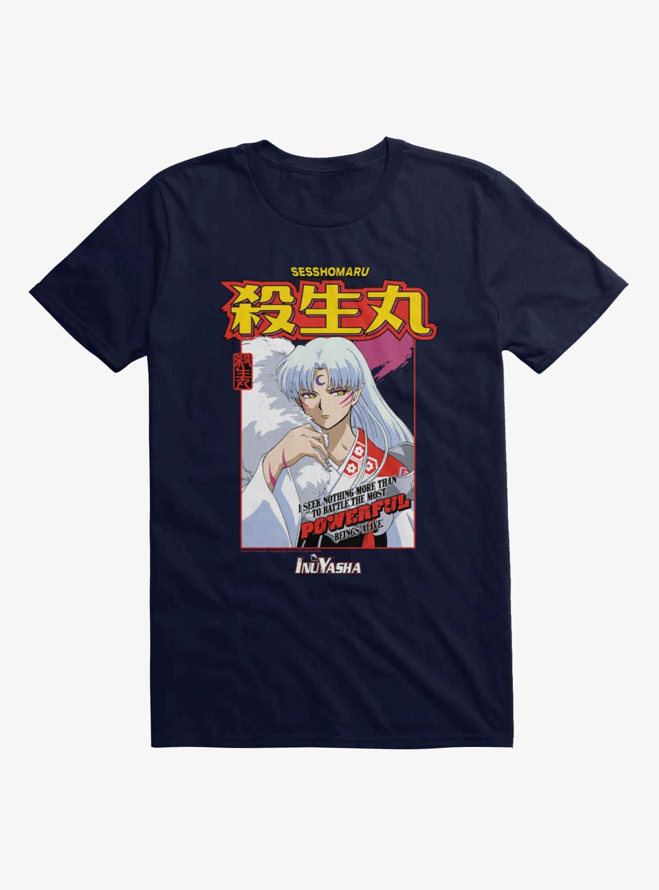 InuYasha Sesshomaru Seek To Battle The Powerful T-Shirt, , hi-res
