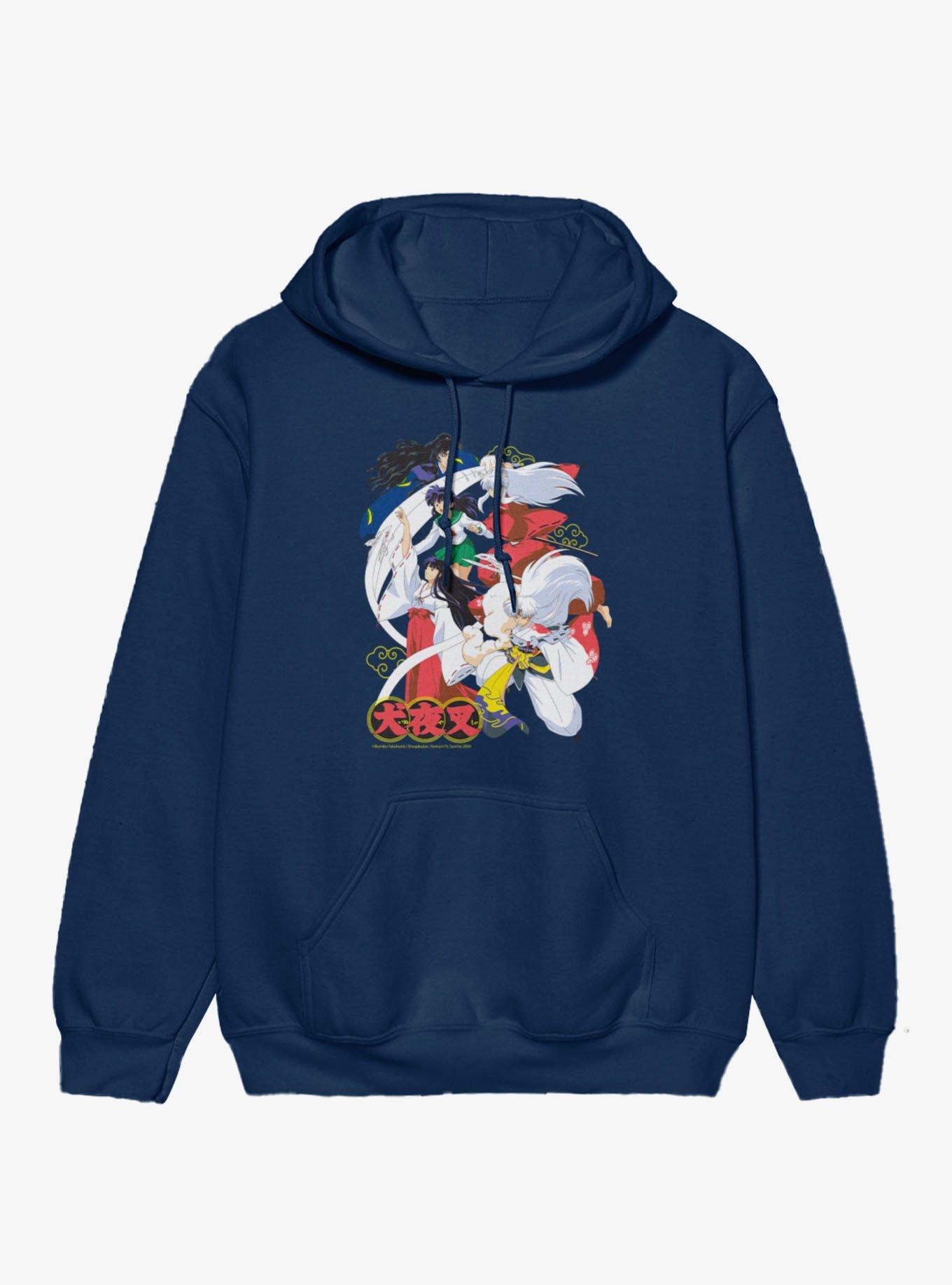 InuYasha Kagome Demon Dogs Collage Hoodie