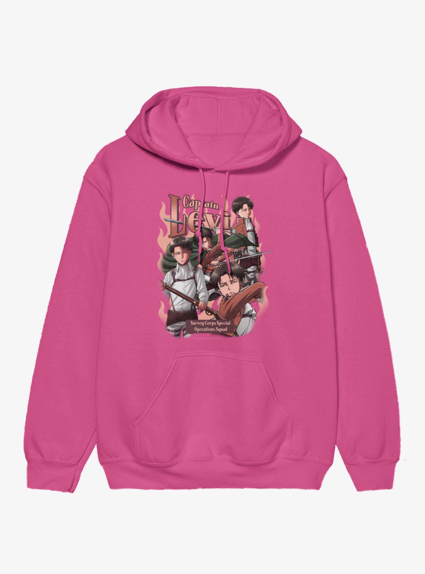 Attack On Titan Levi Heart Hoodie, , hi-res