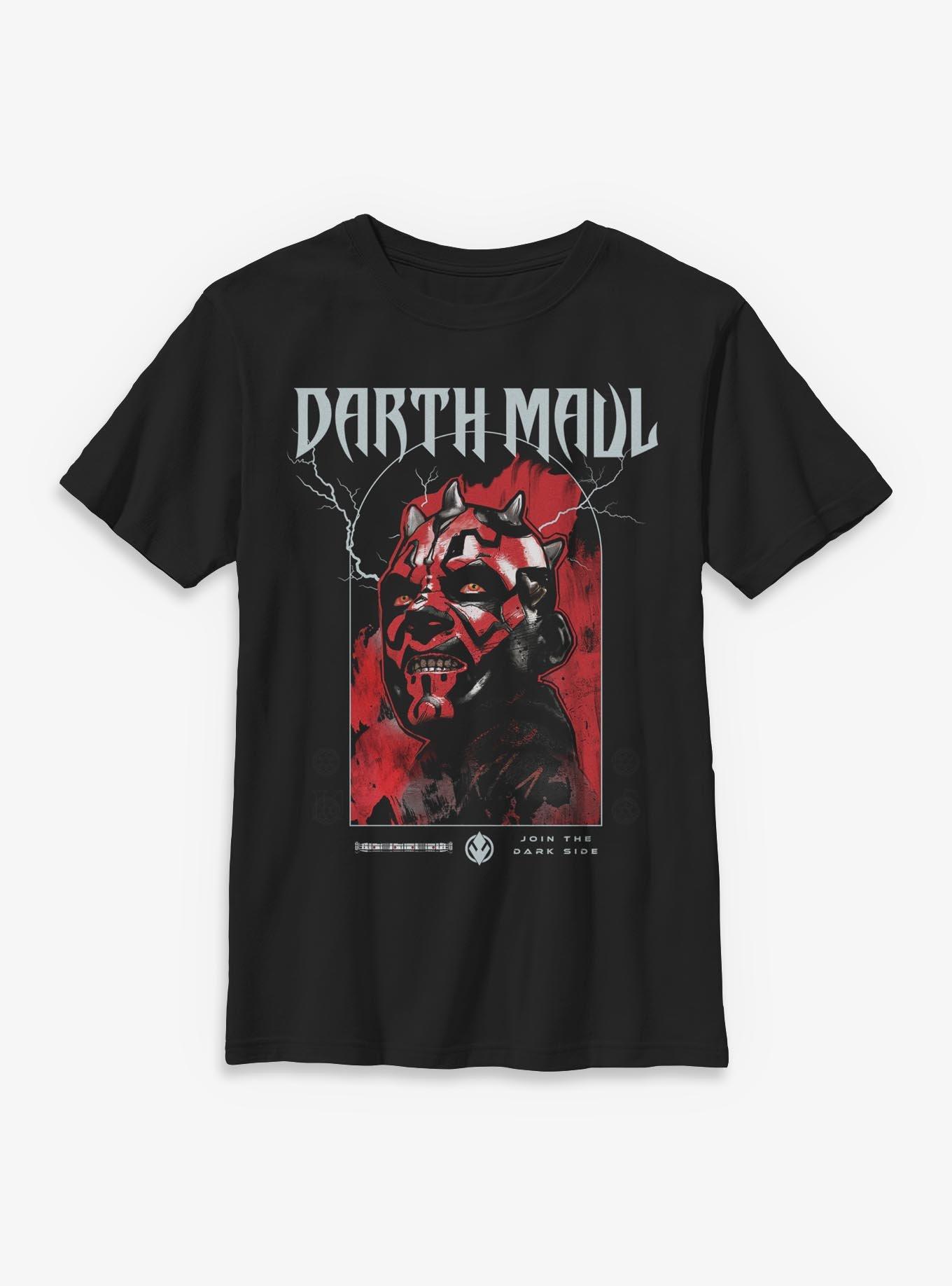 Star Wars Episode I: The Phantom Menace Darth Maul Join The Darkside Youth T-Shirt BoxLunch Exclusive, , hi-res