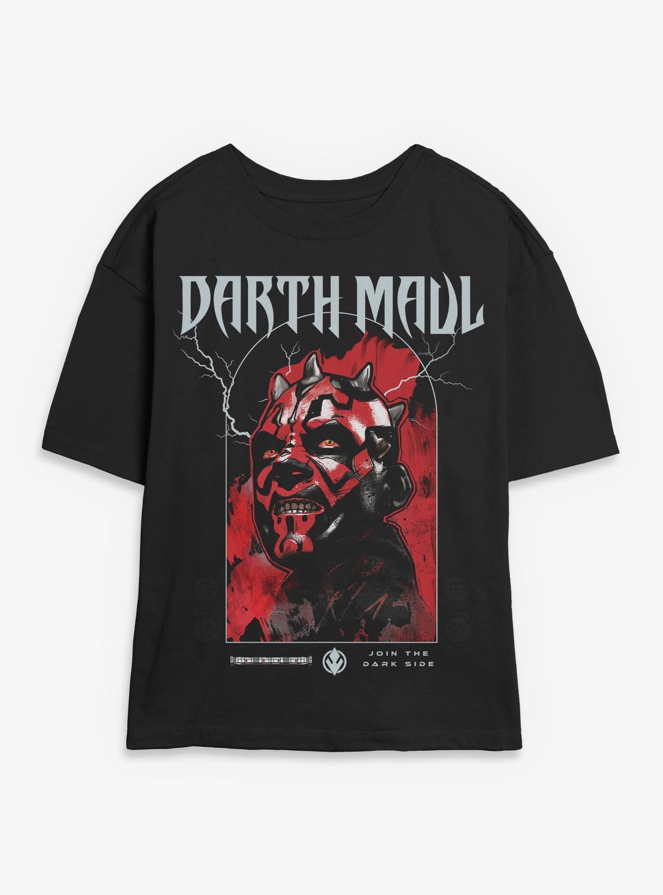 Star Wars Darth Maul Join The Darkside Womens Skimmer T-Shirt, , hi-res