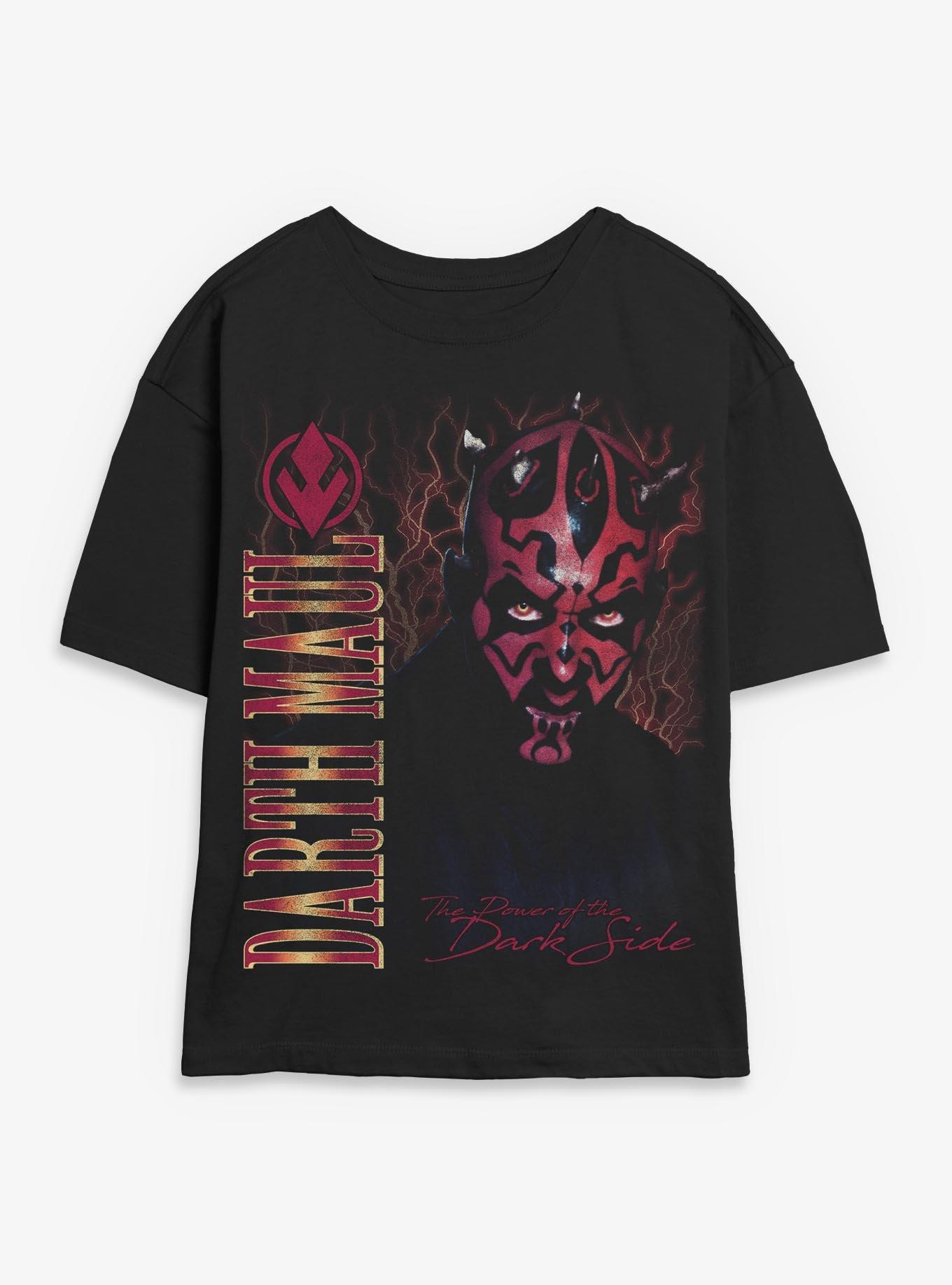 Star Wars Darth Maul Darth Maul Lightning Womens Skimmer T-Shirt, , hi-res