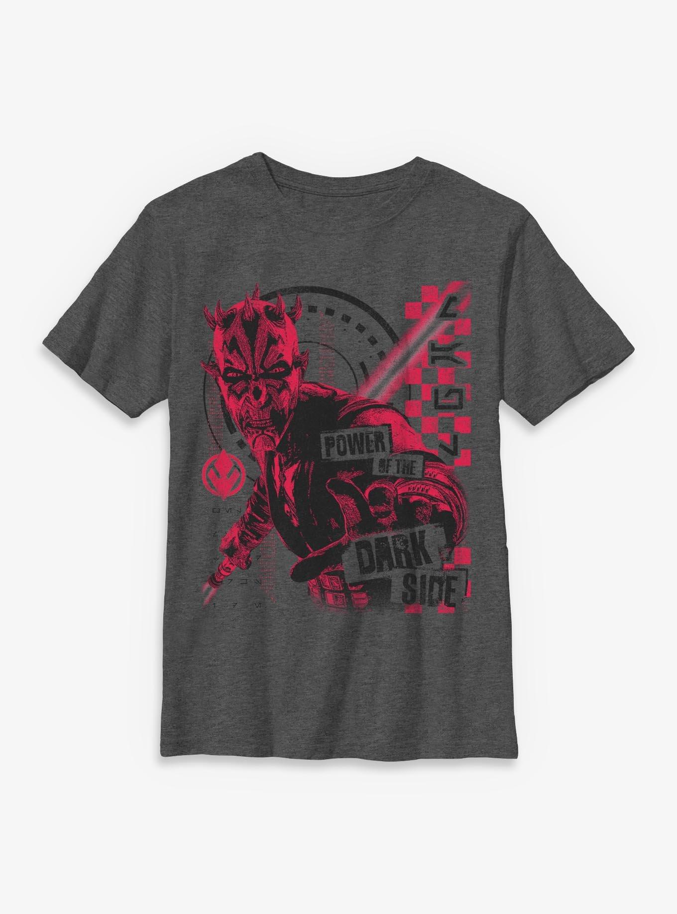 Star Wars: Maul - Shadow Lord Power Of The Dark Side Fight Youth T-Shirt BoxLunch Exclusive, , hi-res