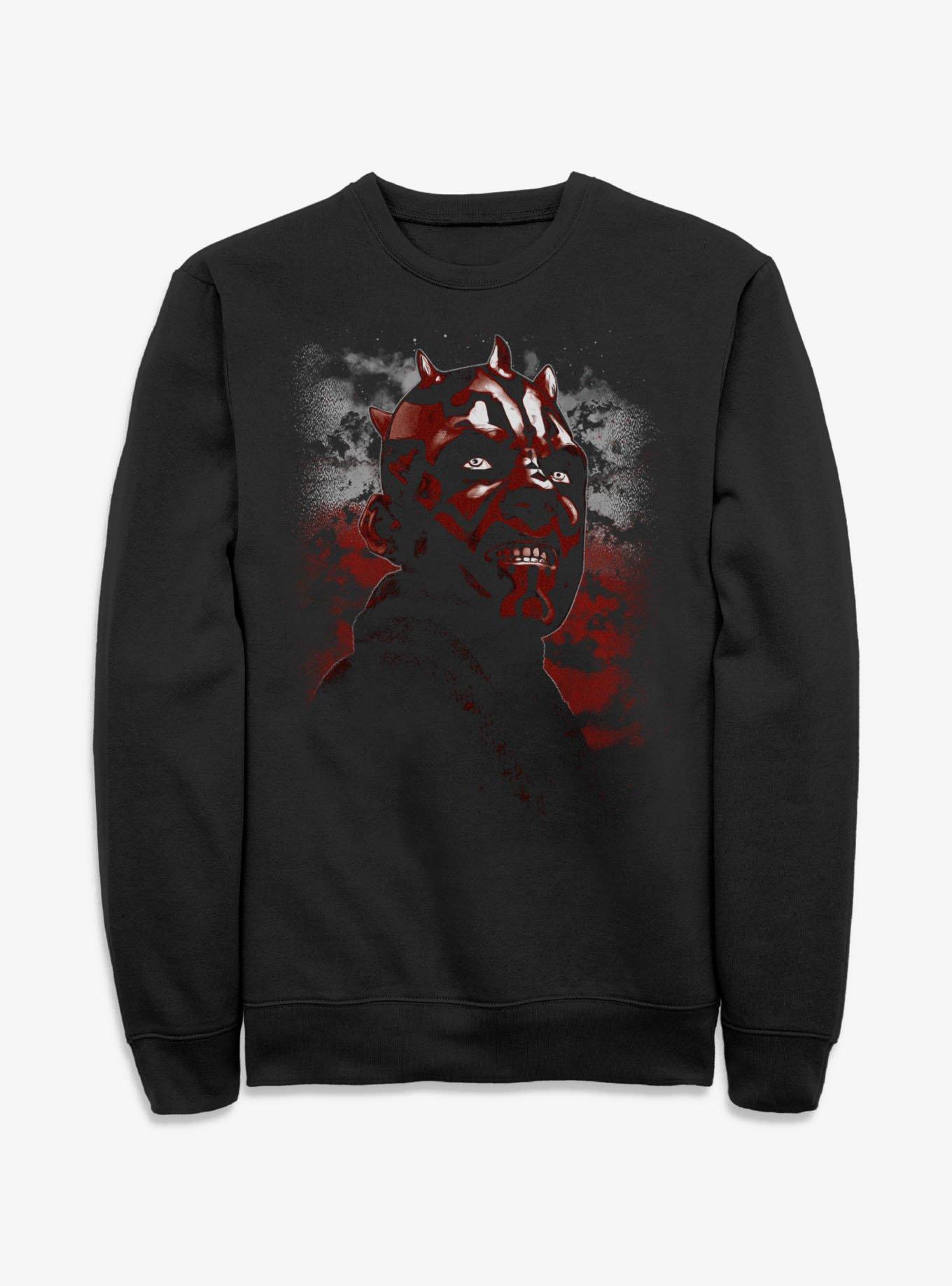 Star Wars Episode I: The Phantom Menace Darth Maul We Will Have Revenge Sweatshirt BoxLunch Exclusive, , hi-res