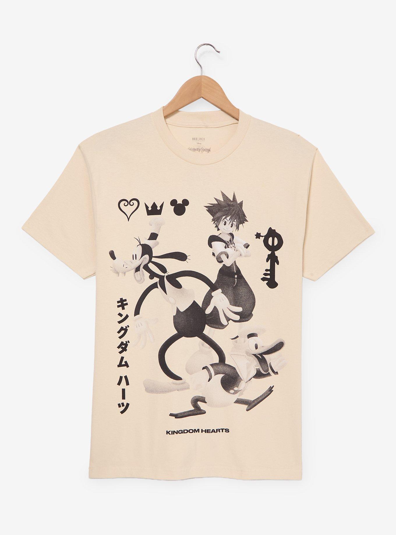Disney Kingdom Hearts Sora & Goofy Timeless River T-Shirt &mdash; BoxLunch Exclusive, , hi-res
